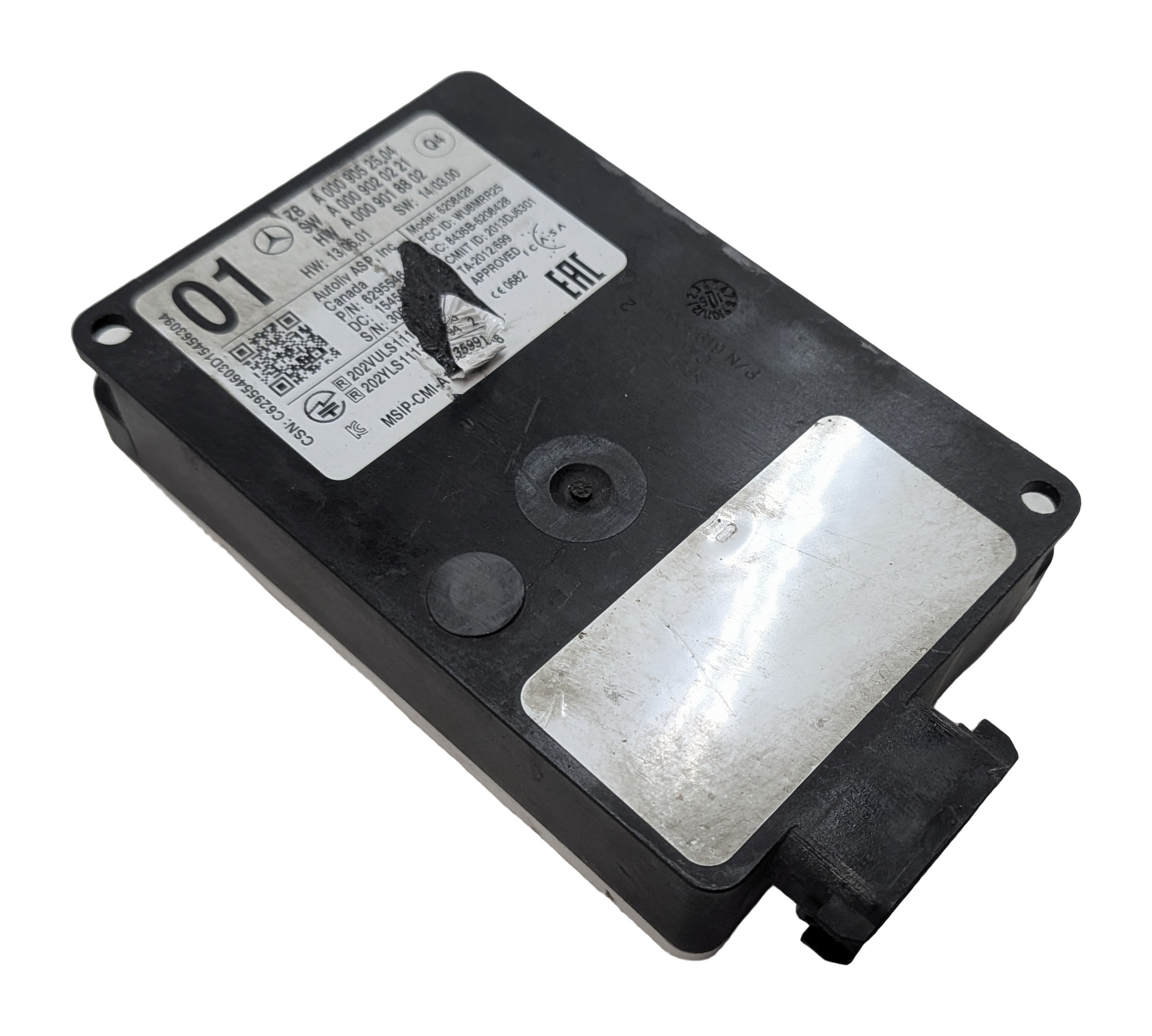 2016 MERCEDES GL450 (X166) REAR DRIVER ASSIST BLIND SPOT RADAR SENSOR MODULE — exact item pictured