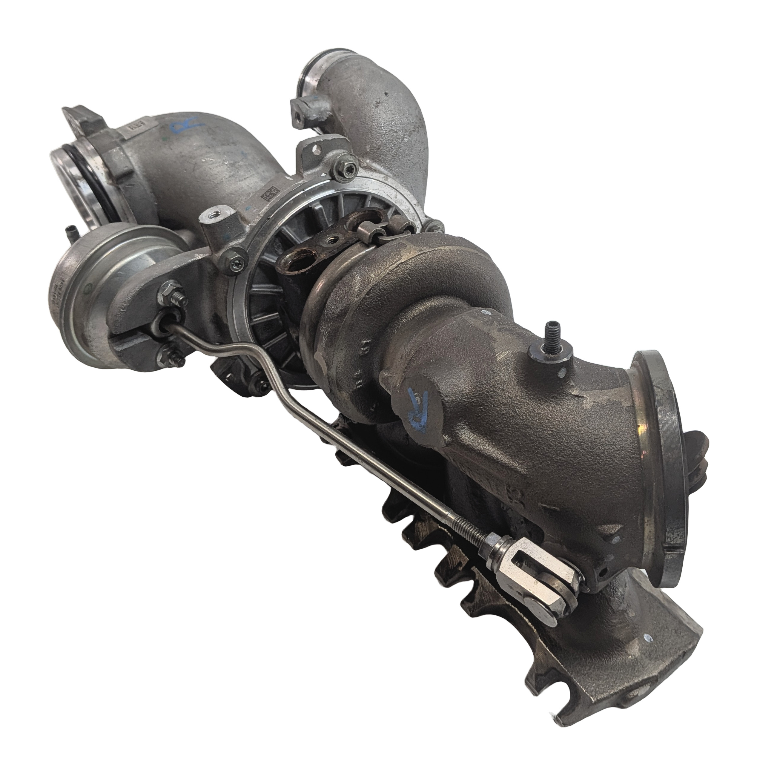 15-20 MERCEDES C E GL GLE GLS ML S SLC (W166 X166) 3.0L M276 RIGHT TURBOCHARGER — exact item pictured