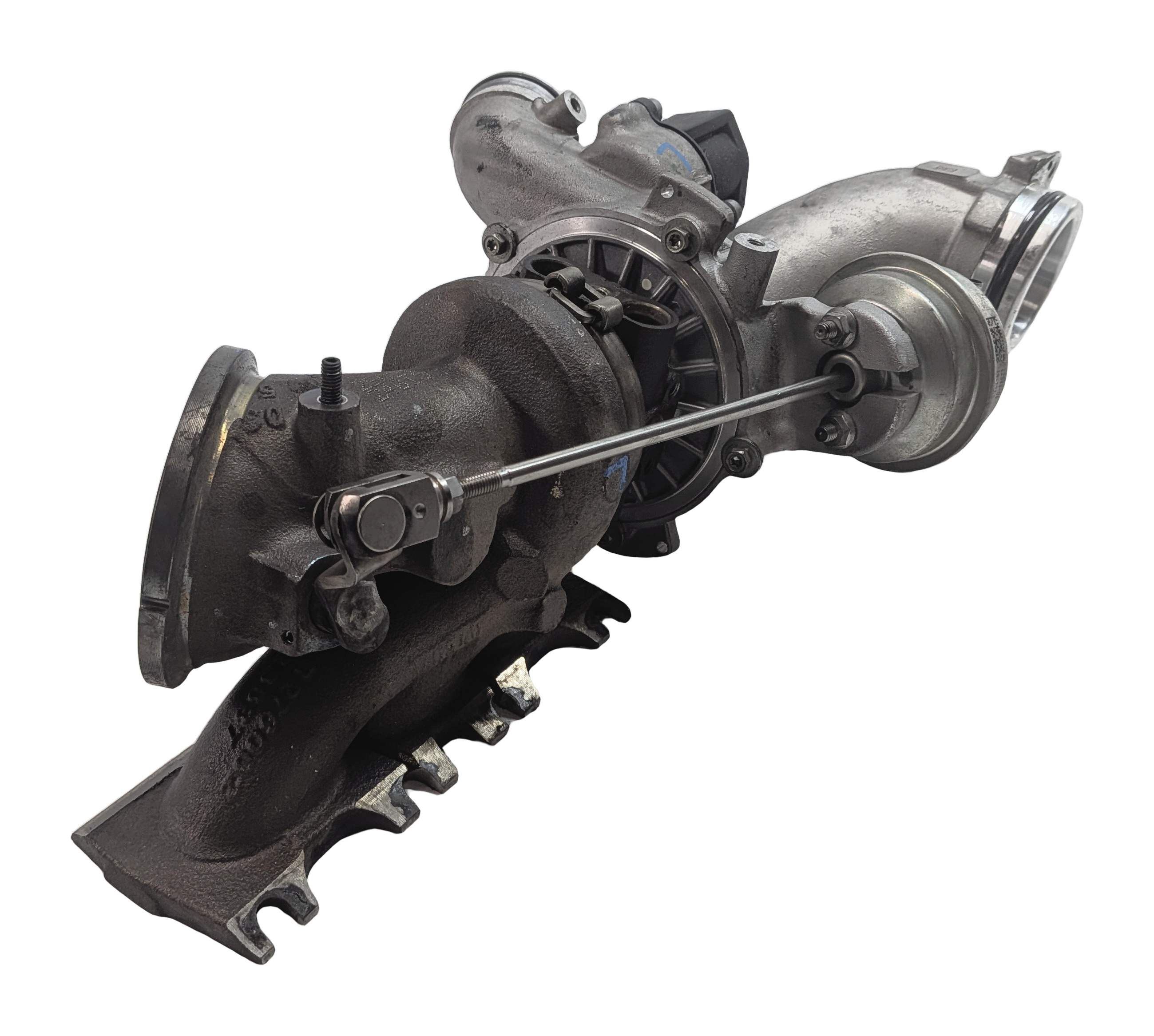 15-20 MERCEDES C E GL GLE GLS ML S SLC (W166 X166) 3.0L M276 LEFT TURBOCHARGER — exact item pictured