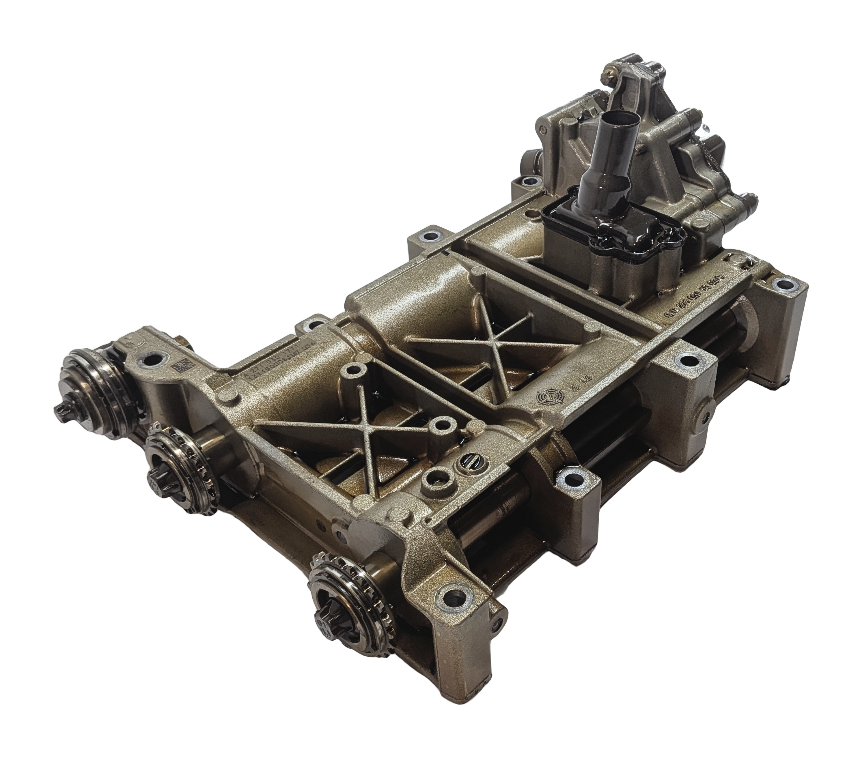 2014 MERCEDES C250 (W204) 1.8L (271.860) ENGINE MOTOR OIL FLUID PUMP ASSEMBLY — exact item pictured