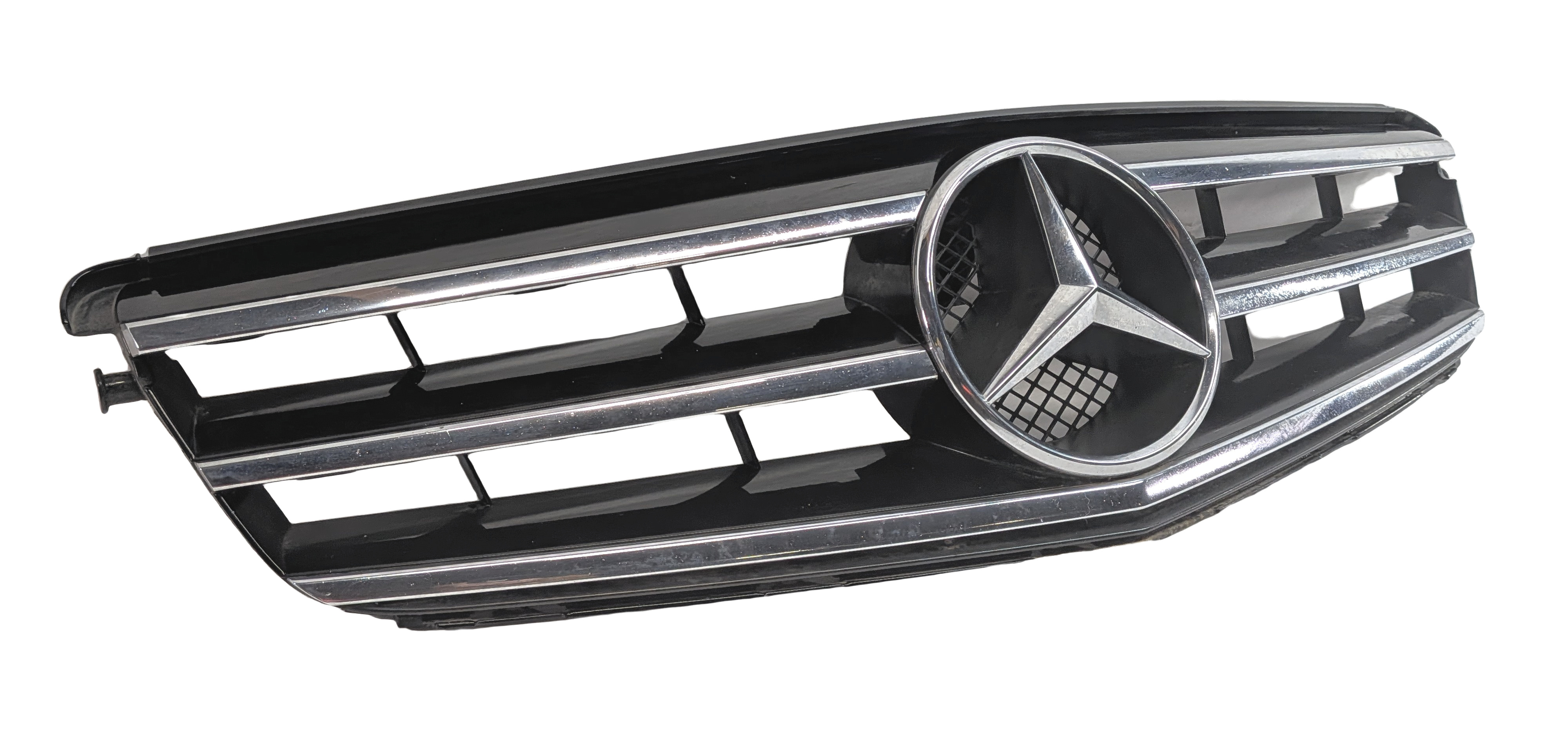 08-12 MERCEDES C-CLASS (W204) FRONT HOOD GRILLE AIR VENT TRIM (SPORT PACKAGE) — exact item pictured