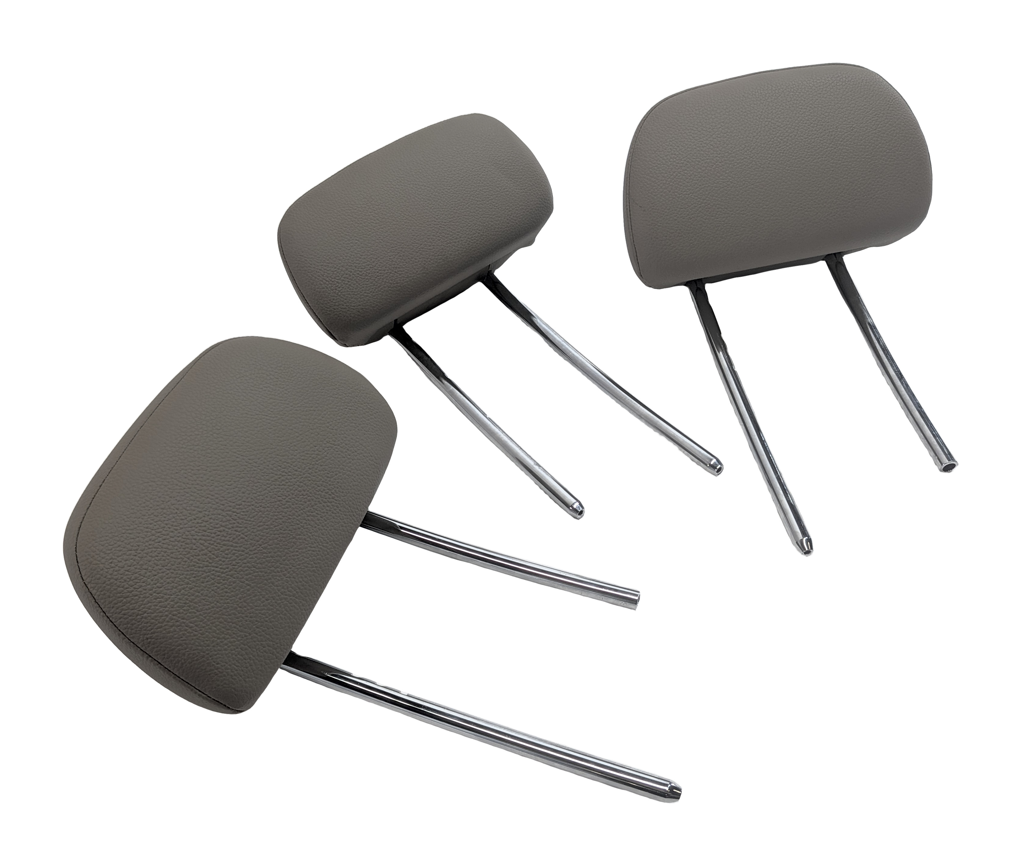 08-14 MERCEDES C CLASS W204 X204 REAR LEFT CENTER RIGHT HEADREST SET/3 (Beige) — exact item pictured