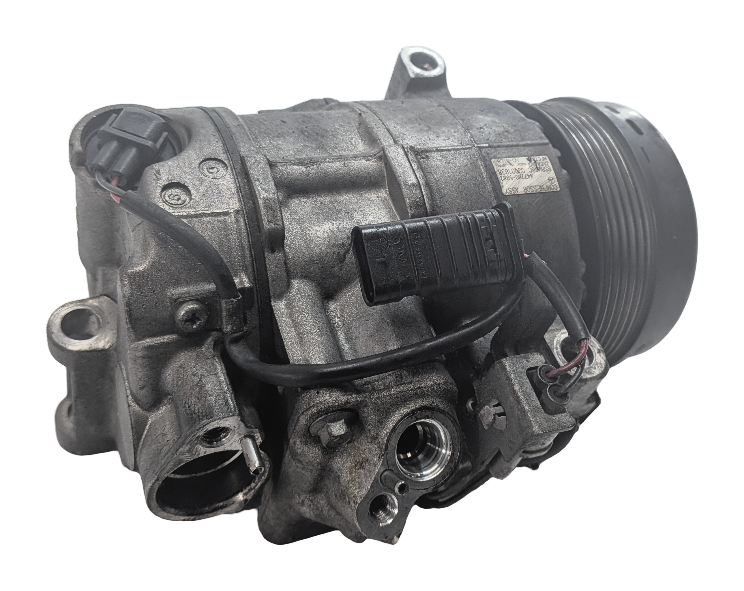 2014-2015 MERCEDES C250 SLK250 (W172 W204) 1.8L TURBO ENGINE A/C COMPRESSOR PUMP — exact item pictured