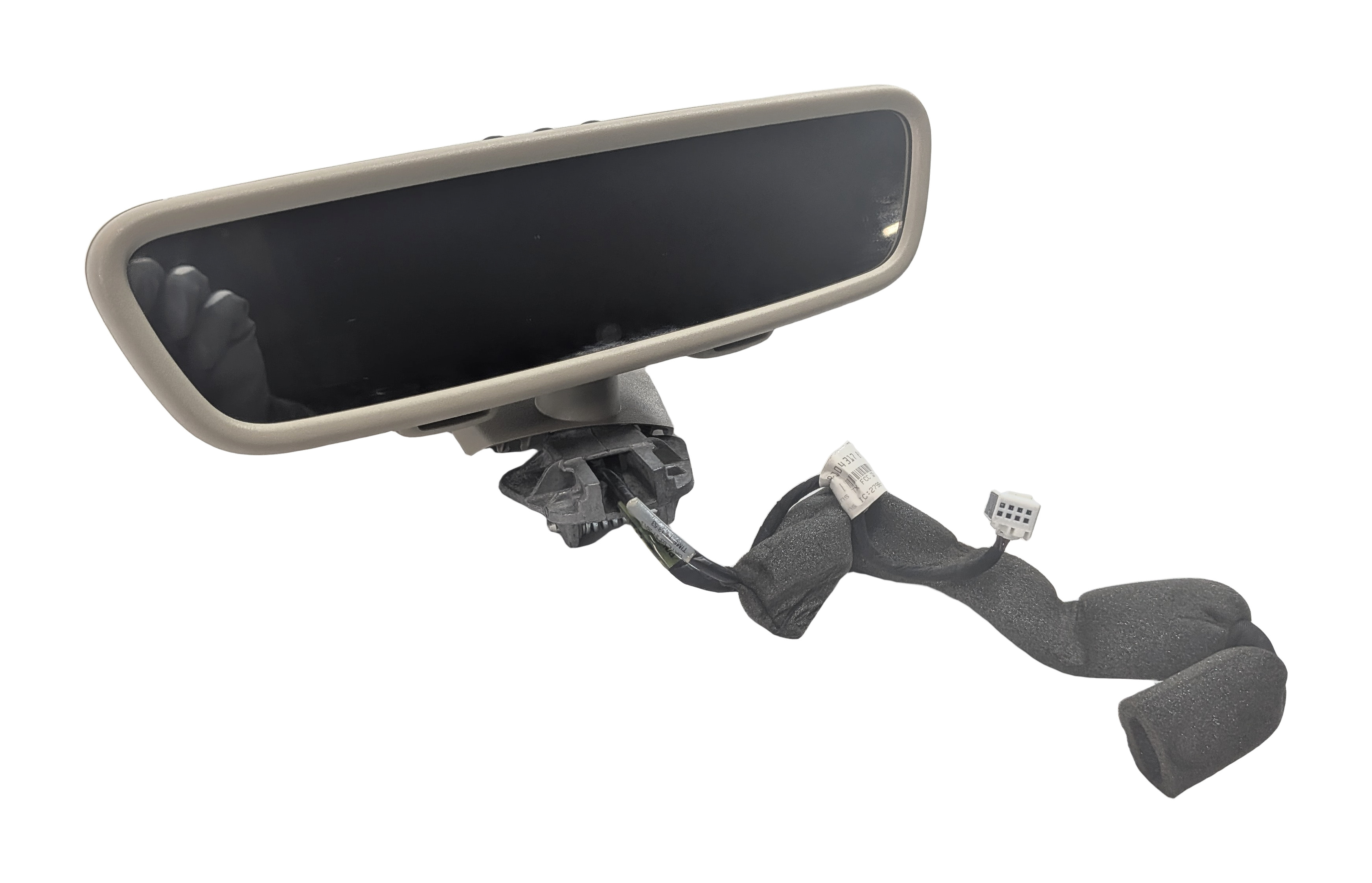 08-15 MERCEDES C GLK CLASS (W204 X204) HOMELINK COMPASS REARVIEW MIRROR (Beige) — exact item pictured