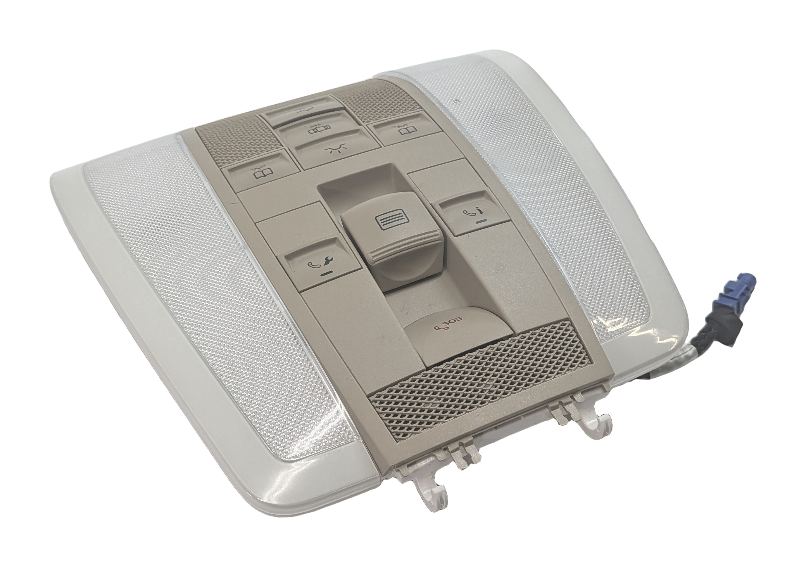 2014 MERCEDES C250 (W204) FRONT INTERIOR DOME MAP READING LIGHT LAMP (Beige) — exact item pictured