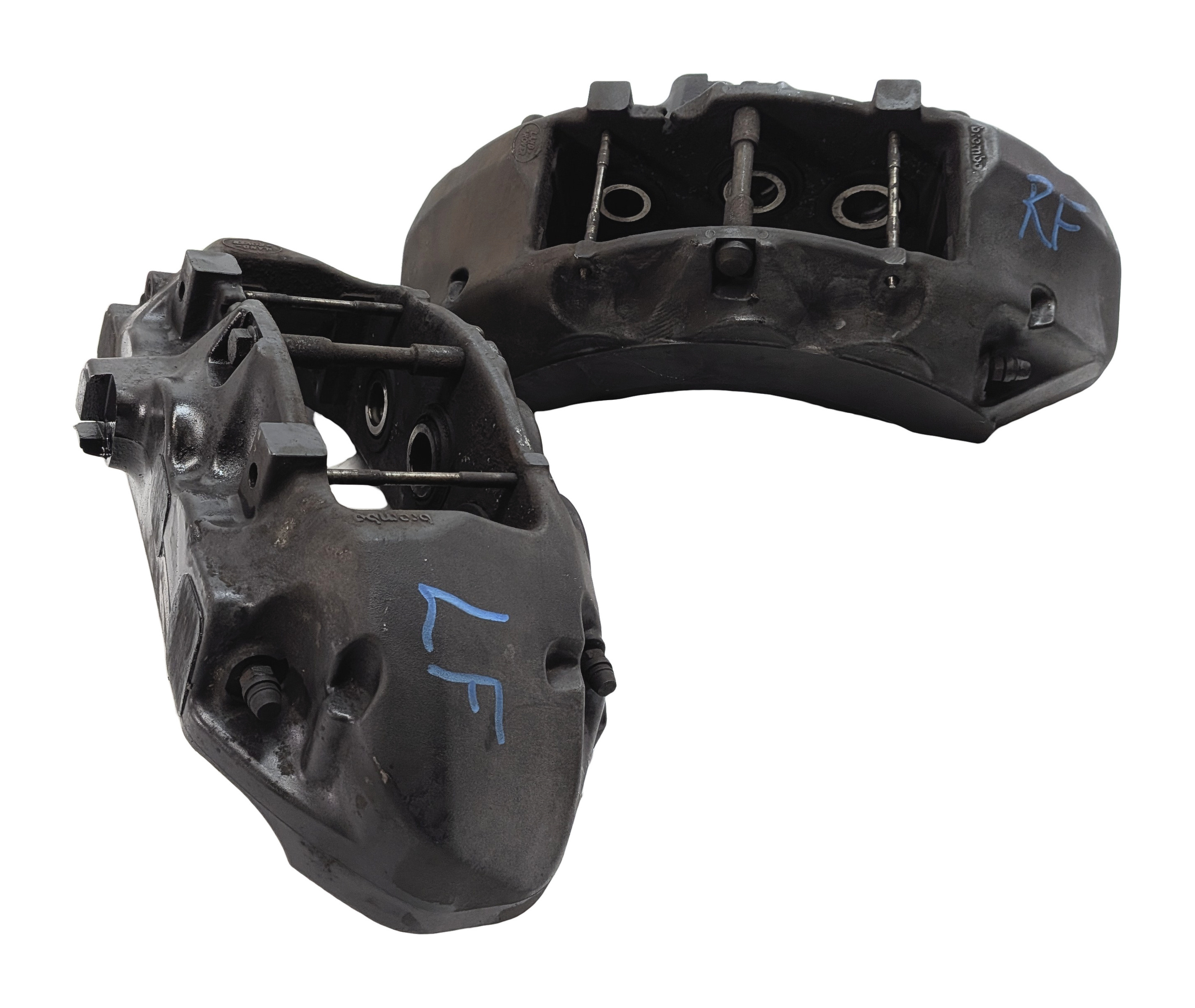 13-17 RANGE ROVER SPORT (L405 L550) FRONT LEFT & RIGHT BREMBO BRAKE CALIPER SET2 — exact item pictured