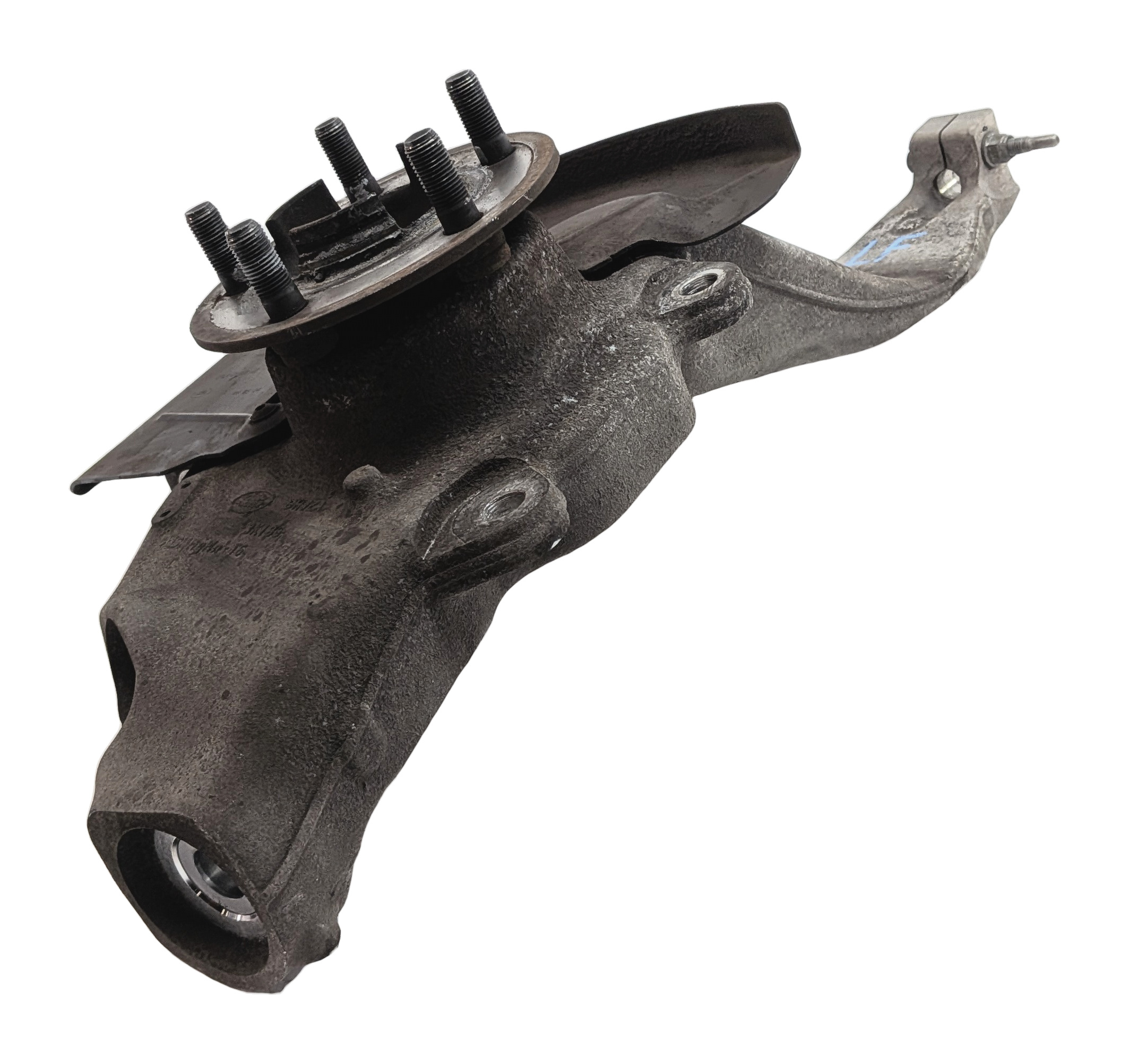 2013-2017 RANGE ROVER (L405) FRONT LEFT DRIVER SPINDLE KNUCKLE WHEEL HUB — exact item pictured