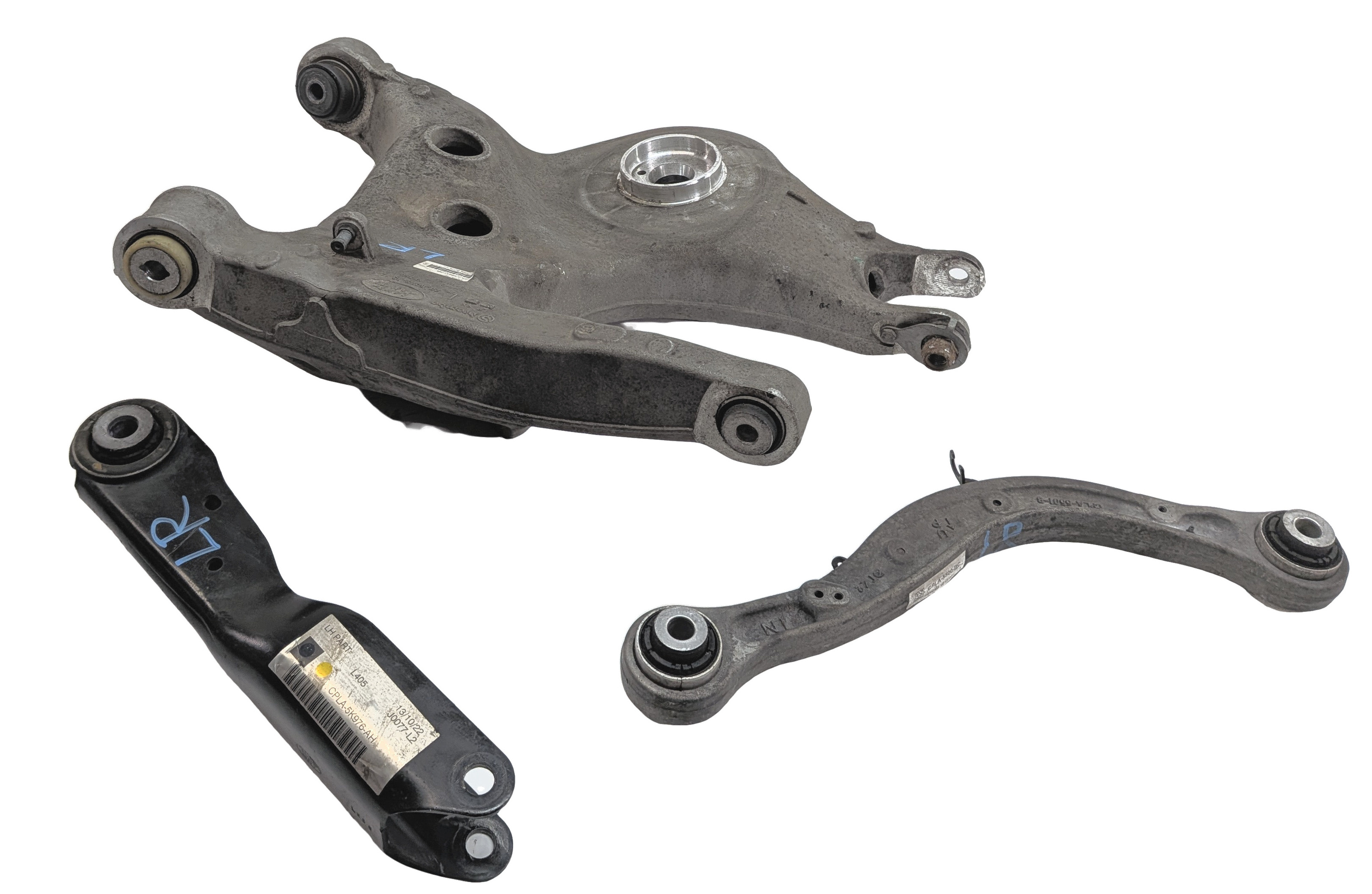 2013-2019 RANGE ROVER (L405) LEFT DRIVER REAR CONTROL ARM SET-3 — exact item pictured