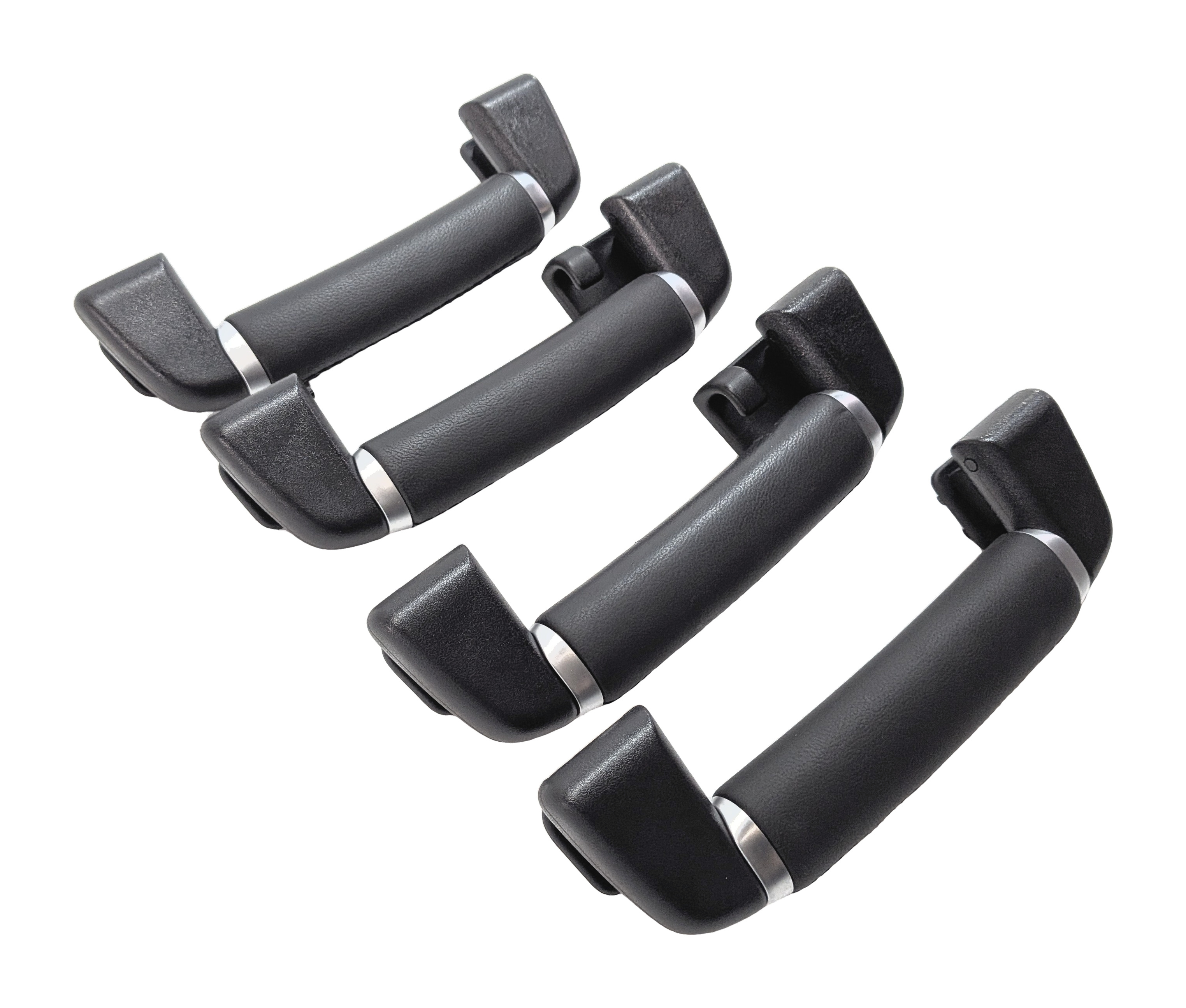 2014 RANGE ROVER (L405) INTERIOR FRONT & REAR ROOF GRAB HANDLE SET/4 (Black) — exact item pictured