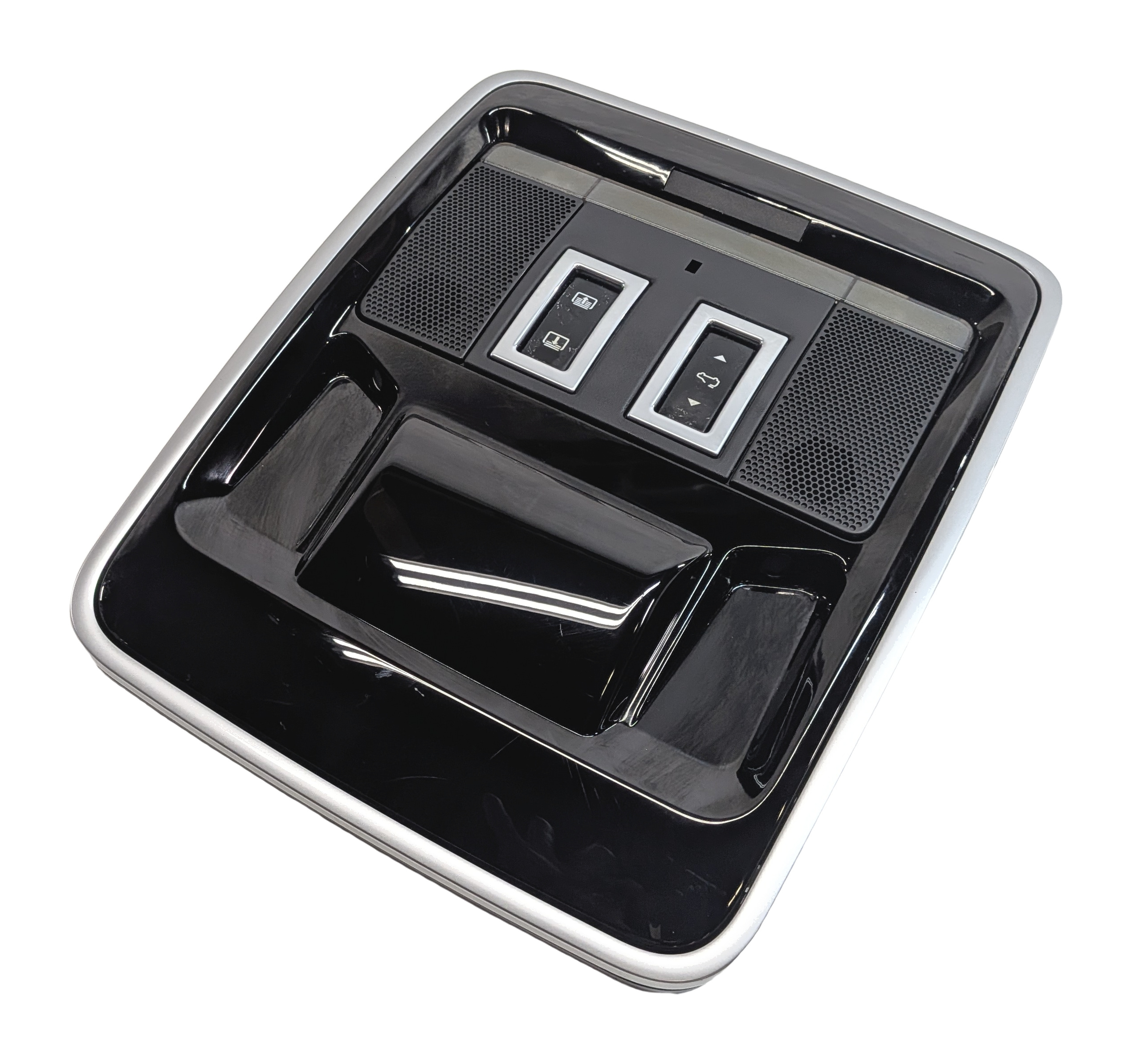 2014 RANGE ROVER (L405) FRONT OVERHEAD DOME MAP READING LIGHT LAMP (Black) — exact item pictured
