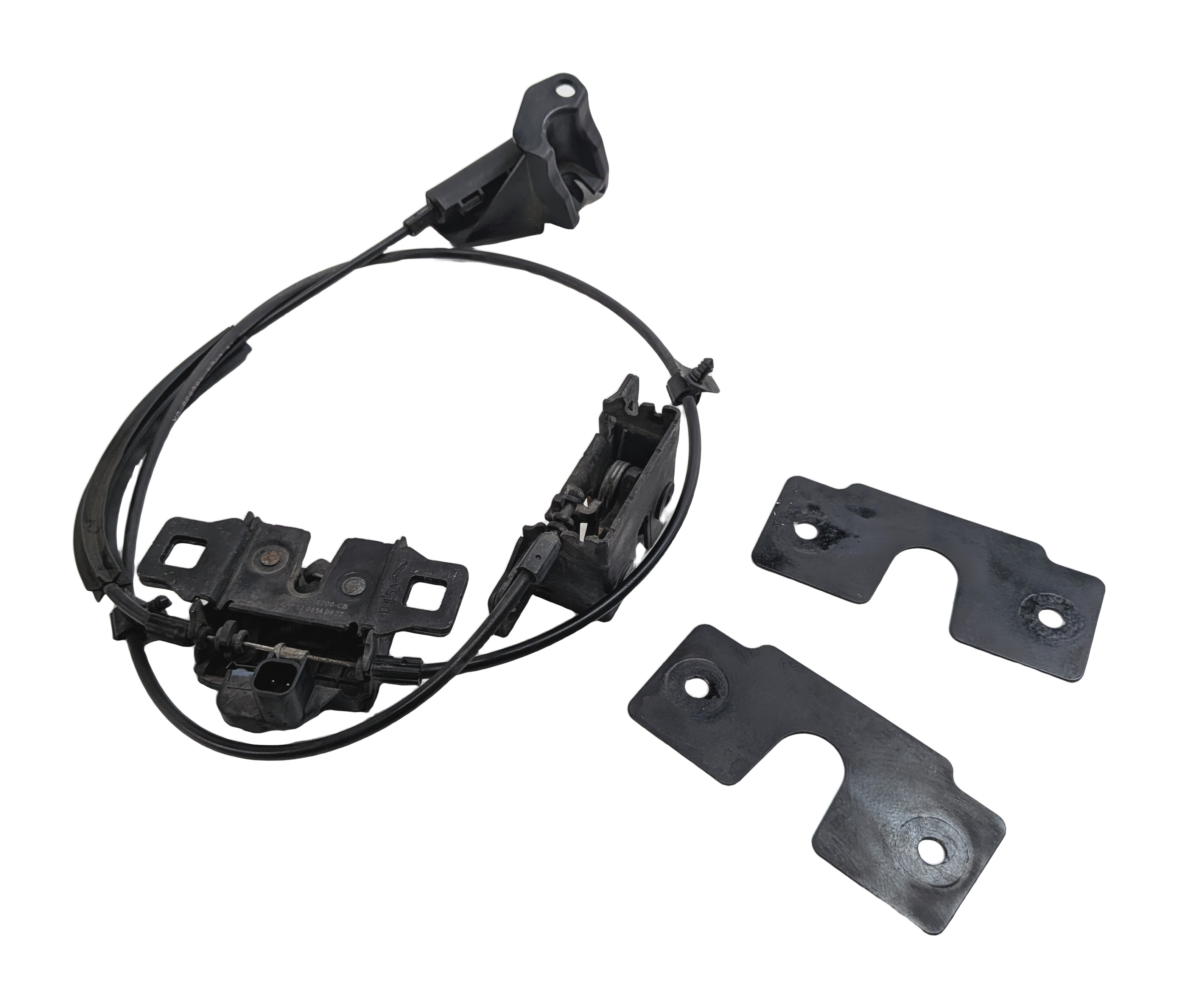 2014 RANGE ROVER (L405) FRONT HOOD LID LOCK LATCH CABLE SET — exact item pictured
