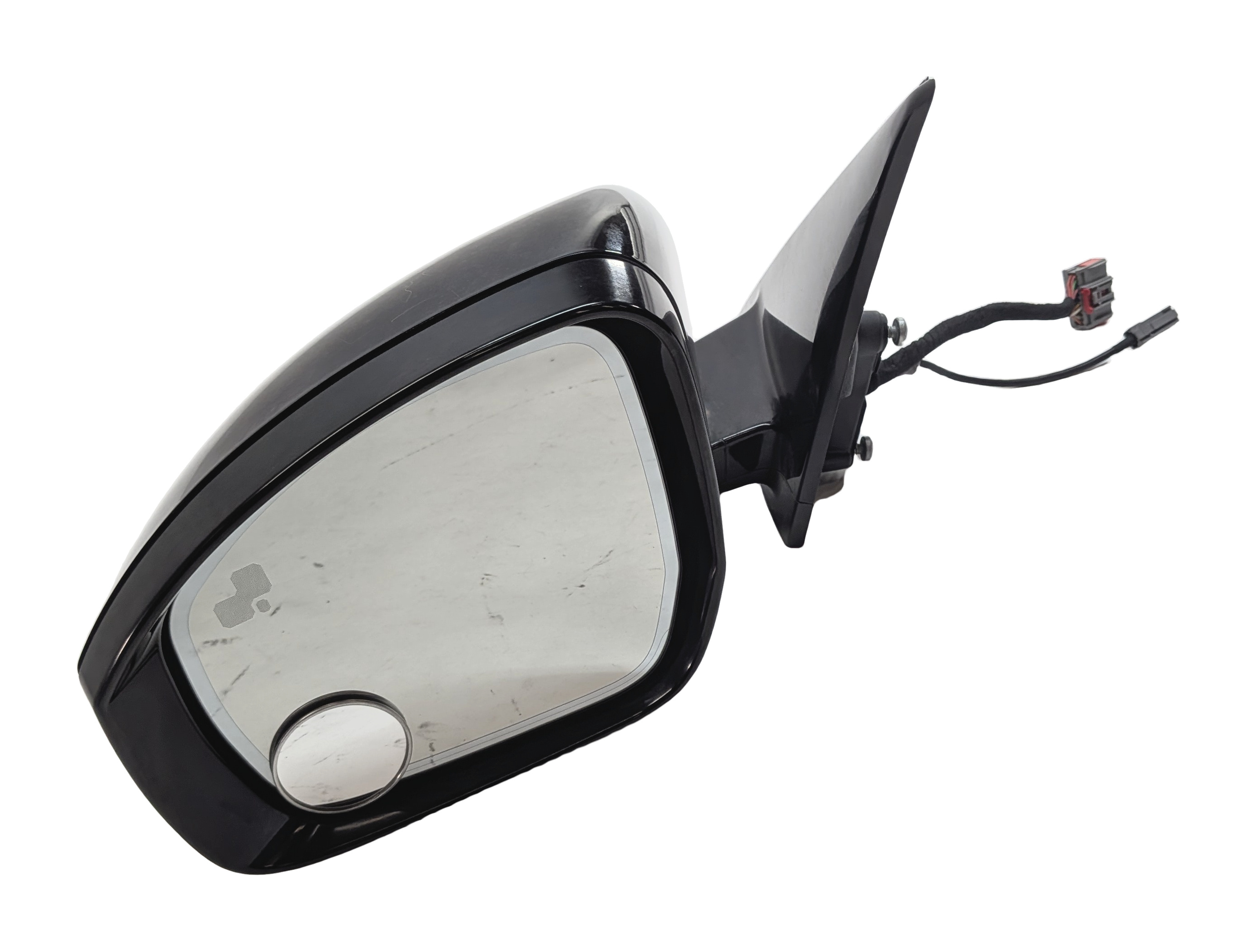 14-17 RANGE ROVER L405 LEFT DRIVER AUTODIM BLIND SPOT CAMERA DOOR MIRROR (Black) — exact item pictured