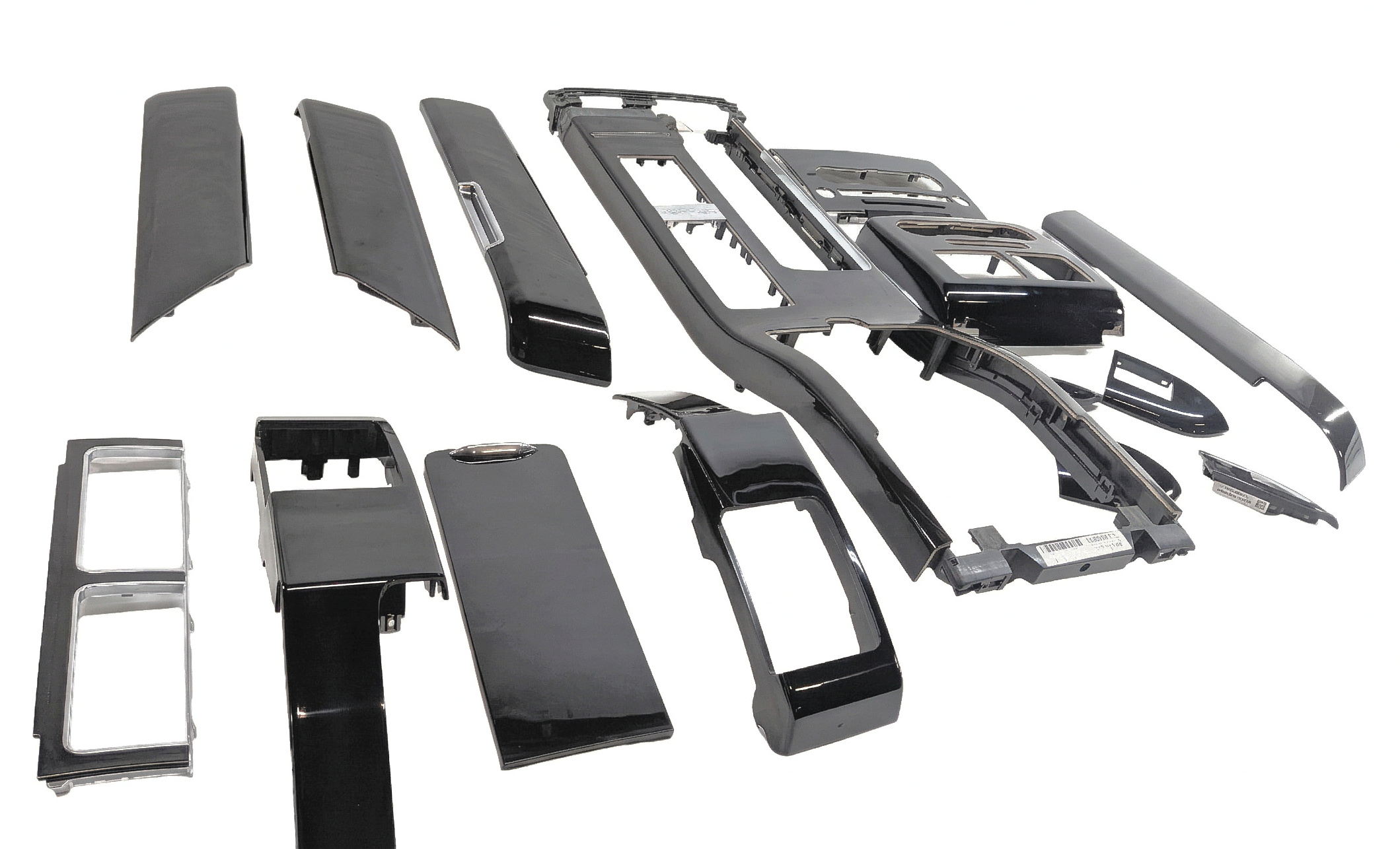 2014 RANGE ROVER (L405) INTERIOR DASH CENTER CONSOLE DOOR TRIM SET/15 (BLACK) — exact item pictured