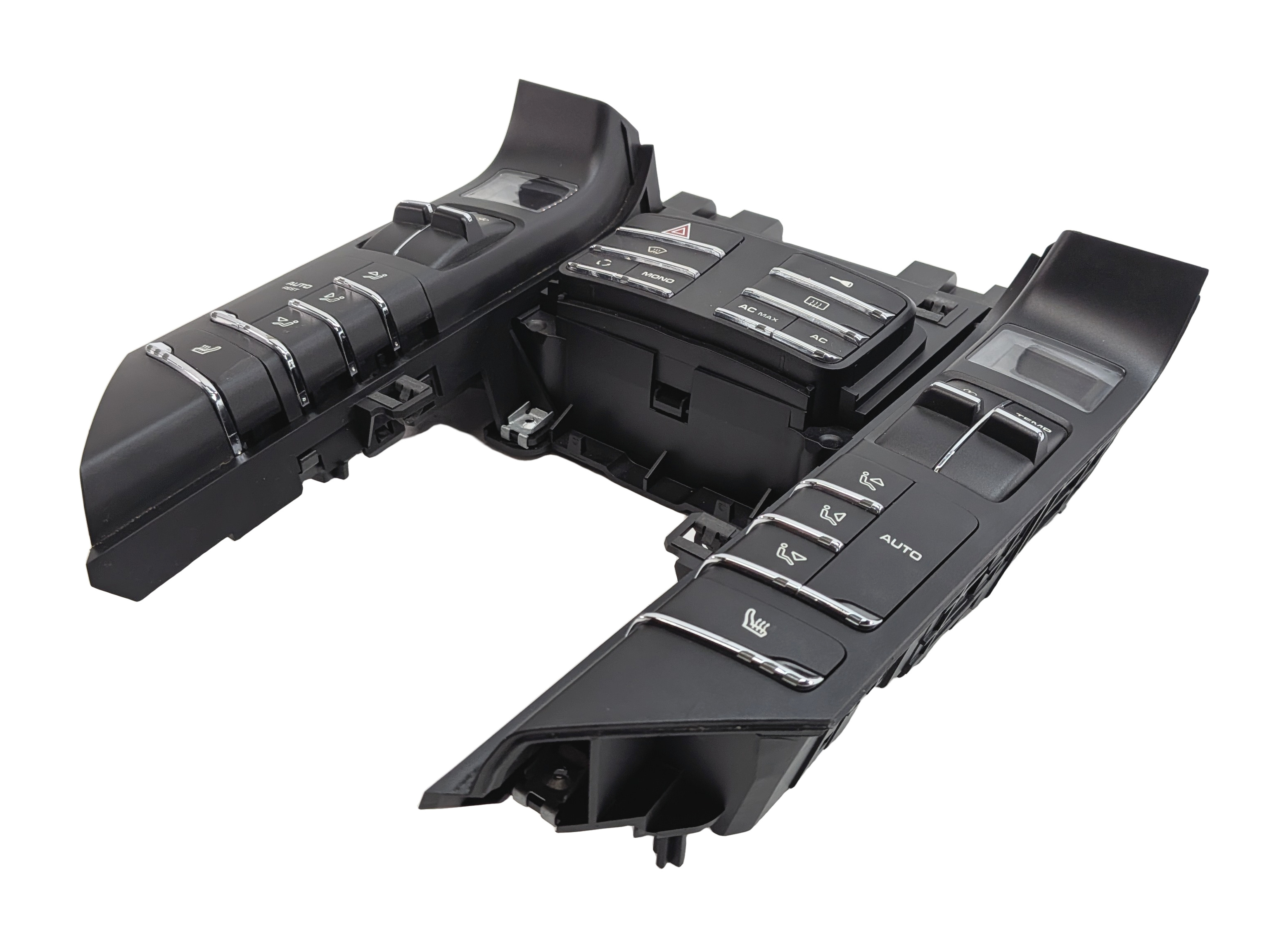 2011-2018 PORSCHE CAYENNE (958) FRONT HEATER A/C TEMPERATURE CONTROL PANEL — exact item pictured