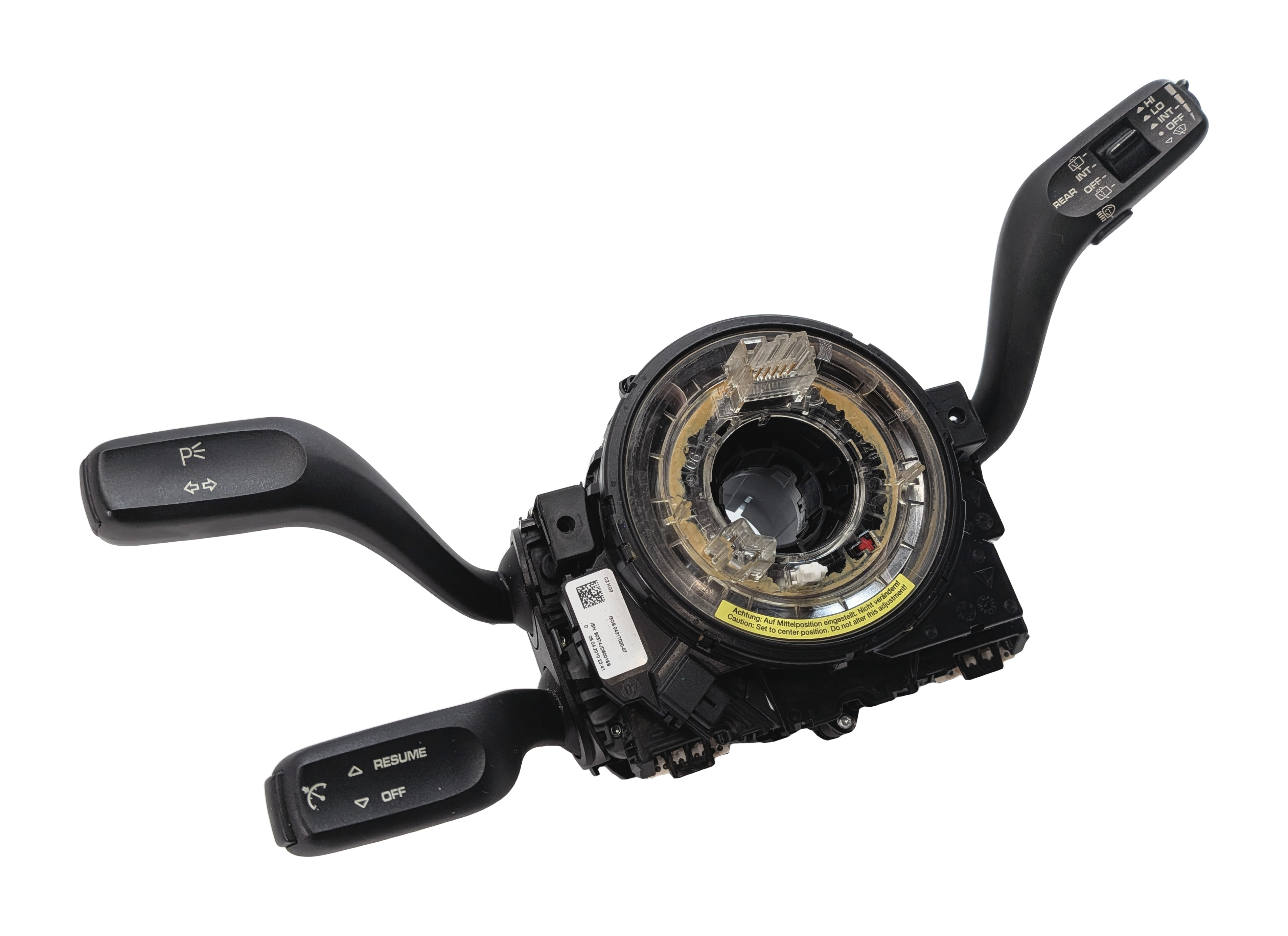 2011-2016 PORSCHE CAYENEN (958) COLUMN BLINKER WIPER CRUISE COMBINATION SWITCH — exact item pictured