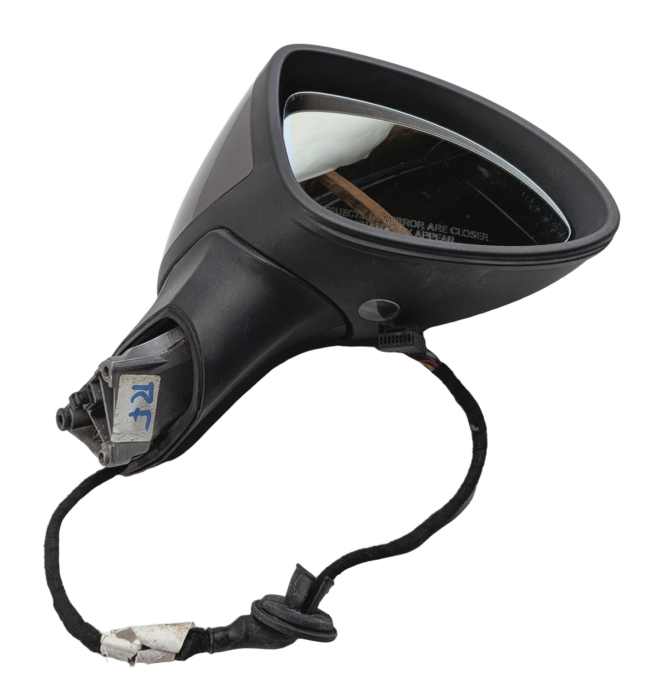 11-14 PORSCHE CAYENNE (958) RIGHT PFOLD HEAT MEM AUTODIM DOOR MIRROR (Umber) — exact item pictured
