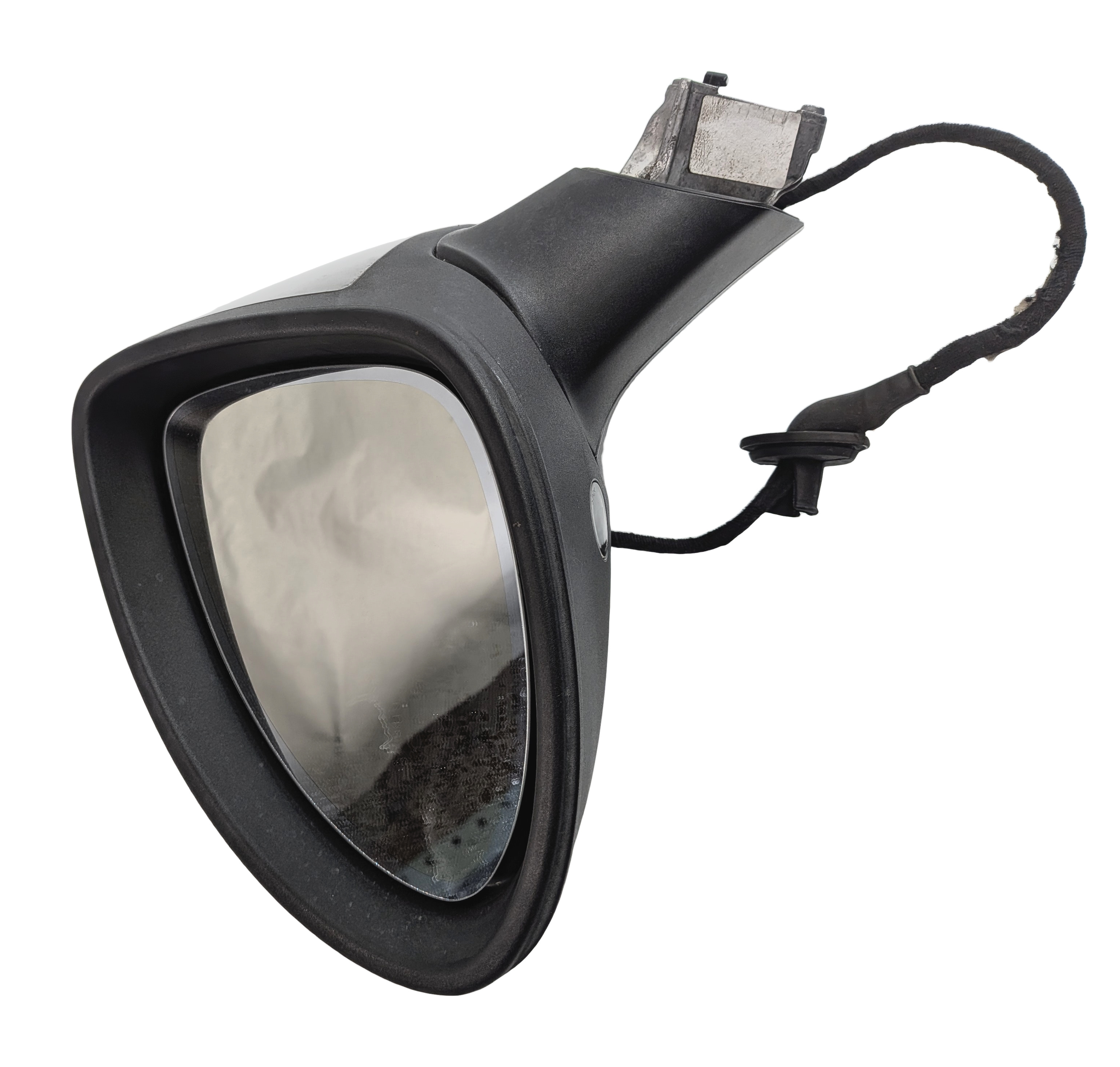 11-14 PORSCHE CAYENNE (958) LEFT PFOLD HEAT MEM AUTODIM DOOR MIRROR (Umber) — exact item pictured