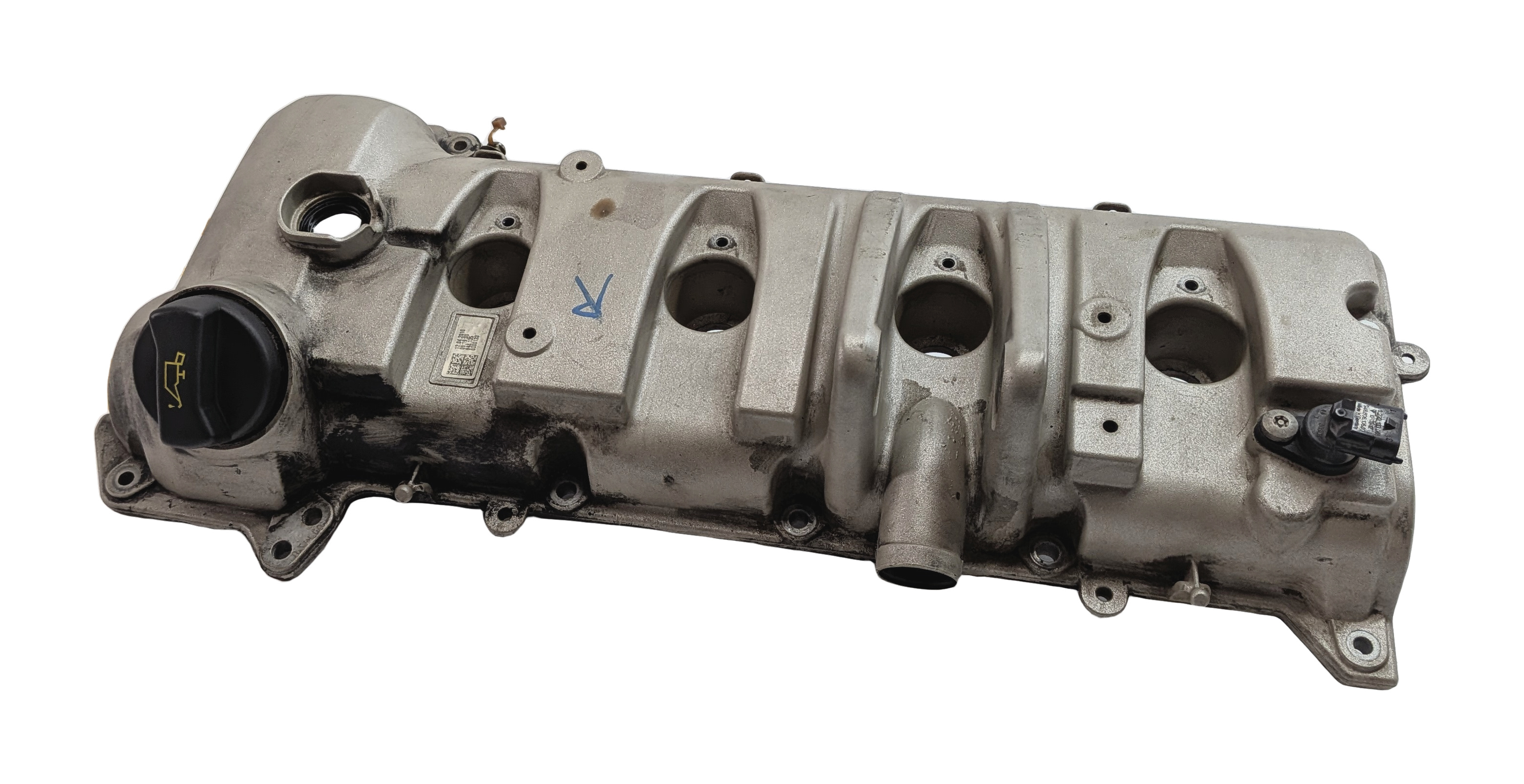 2010-2018 PORSCHE CAYENNE PANAMERA (958 970 G1) 4.8L V8 ENGINE RIGHT VALVE COVER — exact item pictured