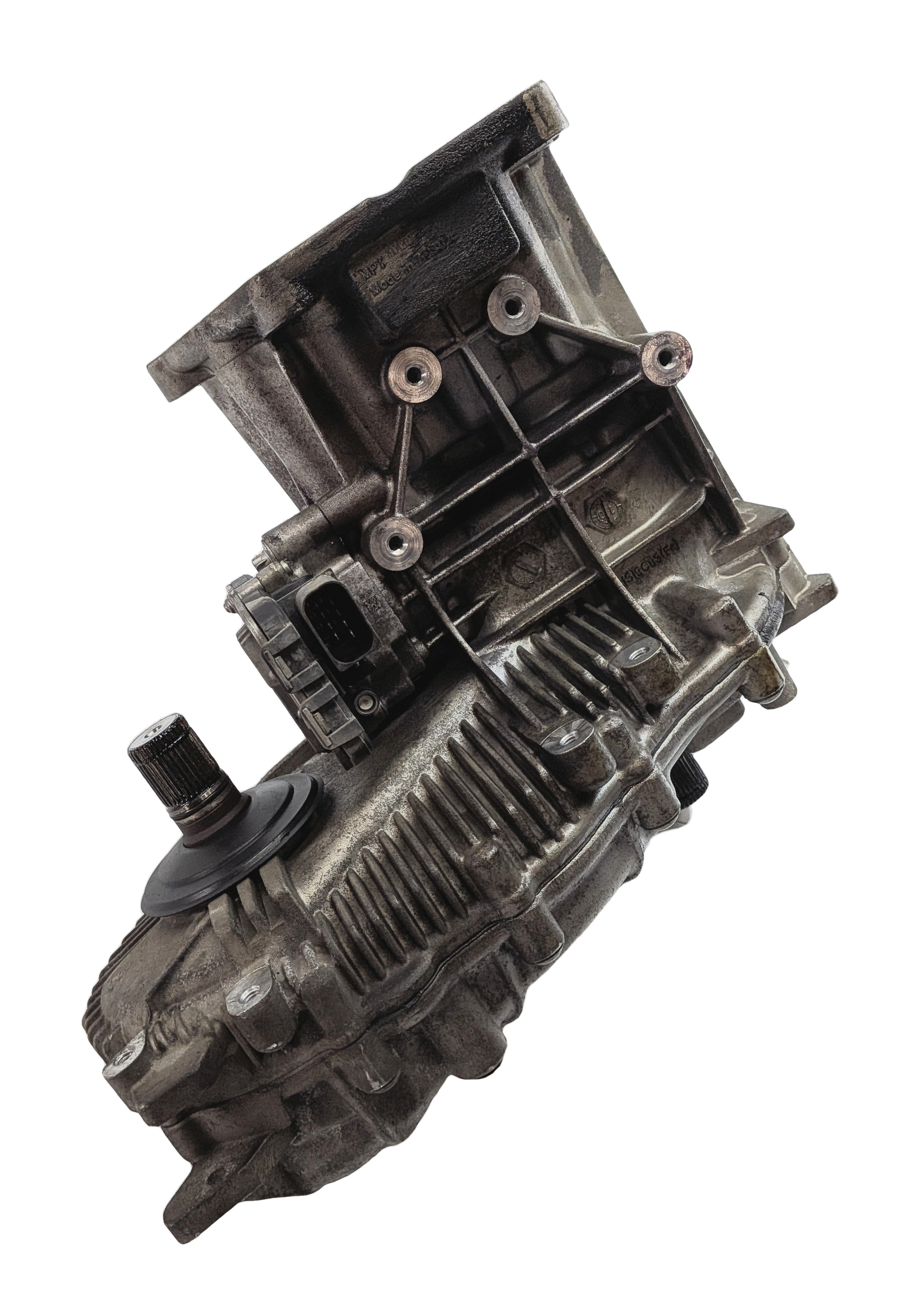11-18 PORSCHE CAYENNE 958 4.8L GKB NBM NFB FRONT TRANSFER CASE (w/ SHIFT MOTOR) — exact item pictured
