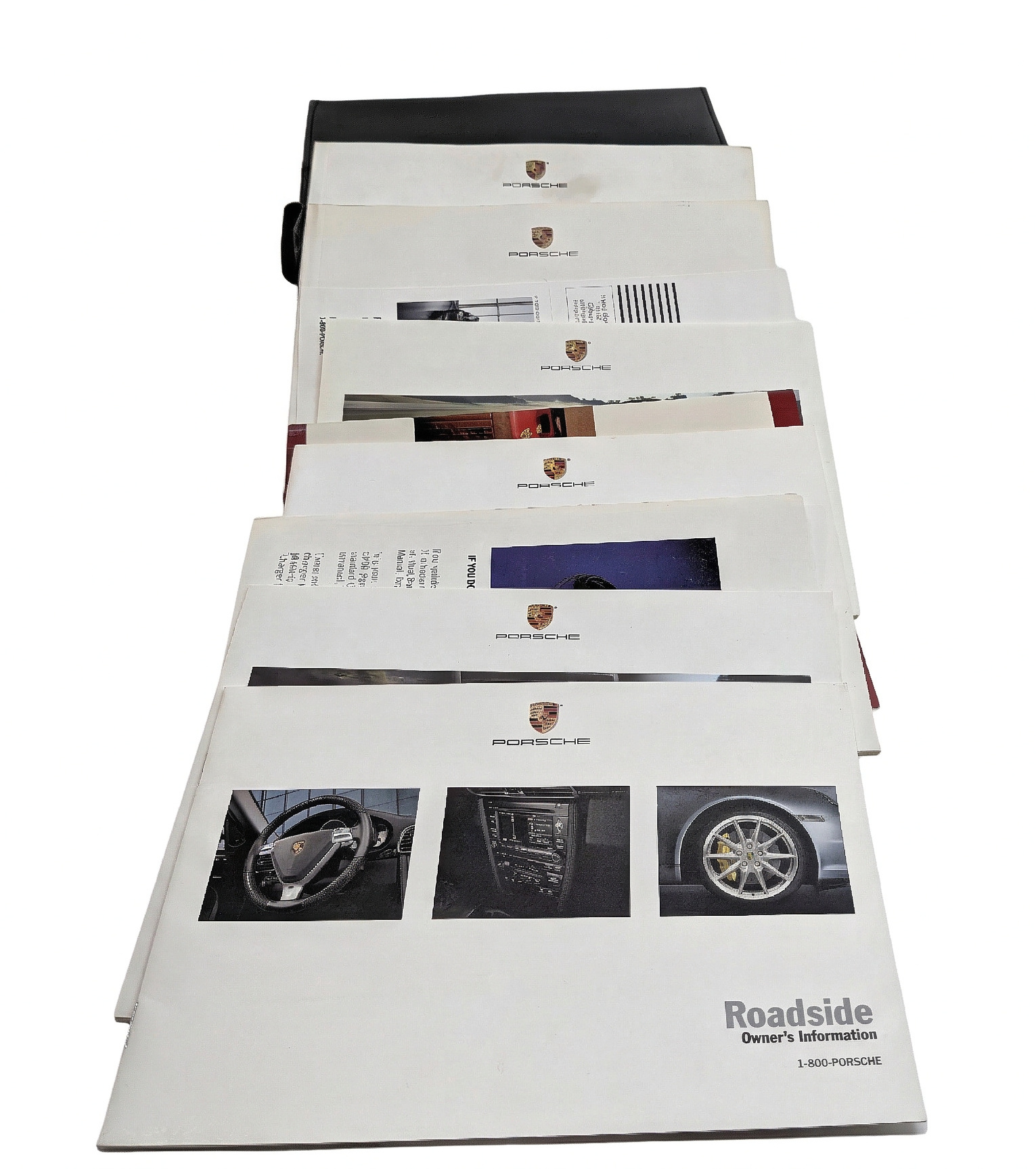 2011 PORSCHE CAYENNE (958) 4.8L NON TURBO ENGINE OWNERS MANUAL SET w/CASE — exact item pictured