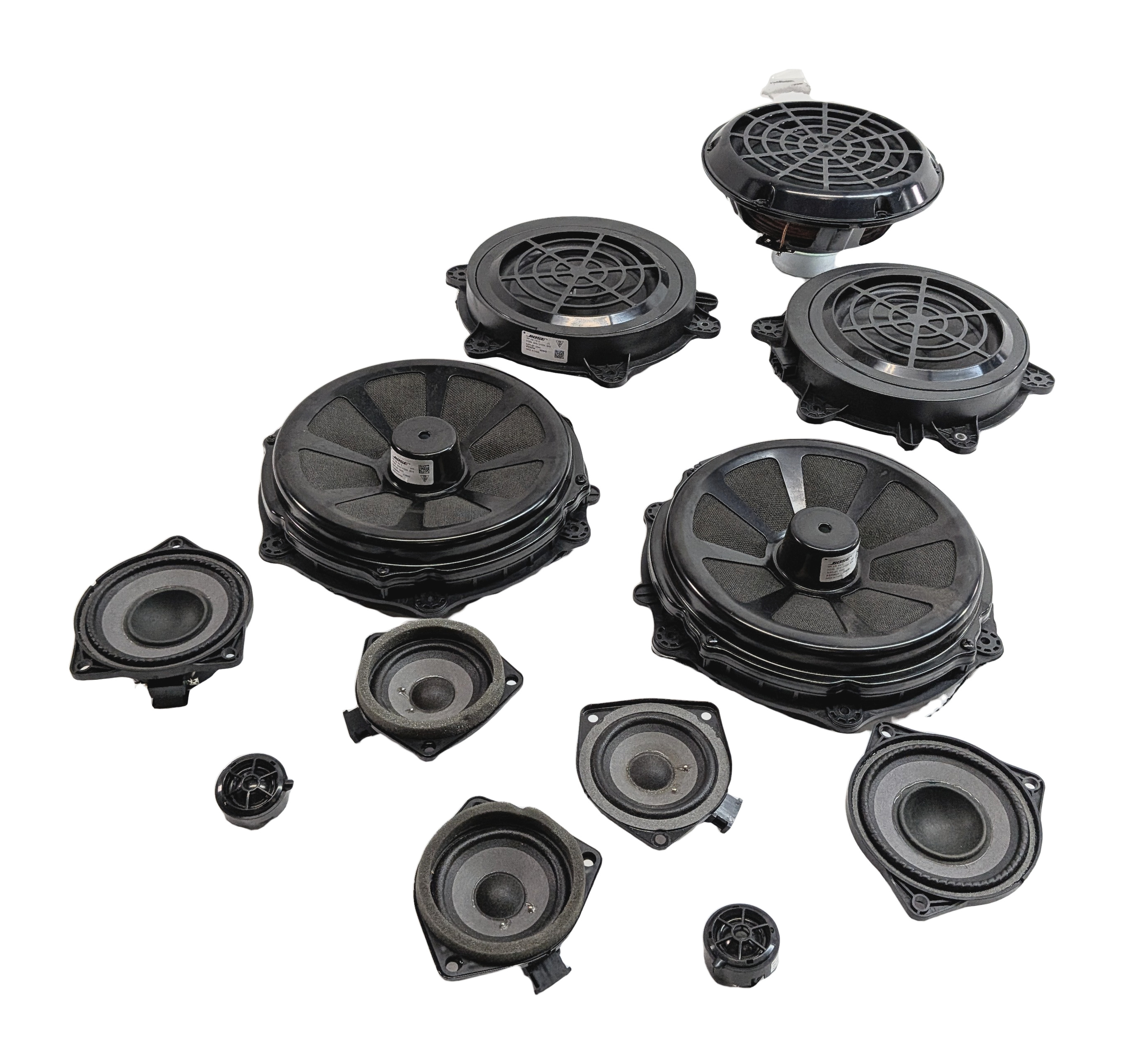 2011 PORSCHE CAYENNE (958) RADIO STEREO BOSE AUDIO SOUND SYSTEM SPEAKER SET/12 — exact item pictured