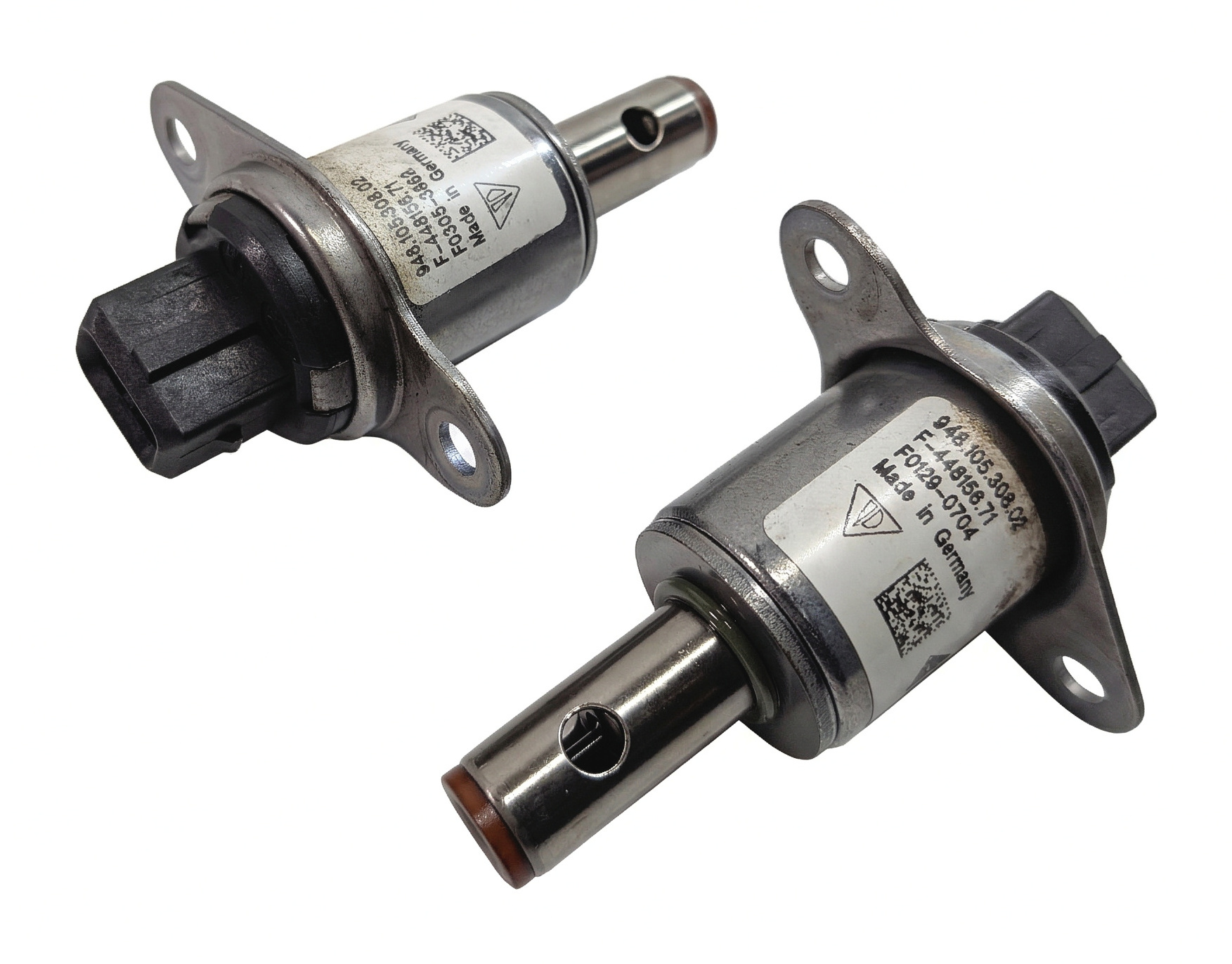 2011 PORSCHE CAYENNE (958) 4.8 NON TURBO ENGINE CAMSHAFT TIMING SOLENOID SET/2 — exact item pictured