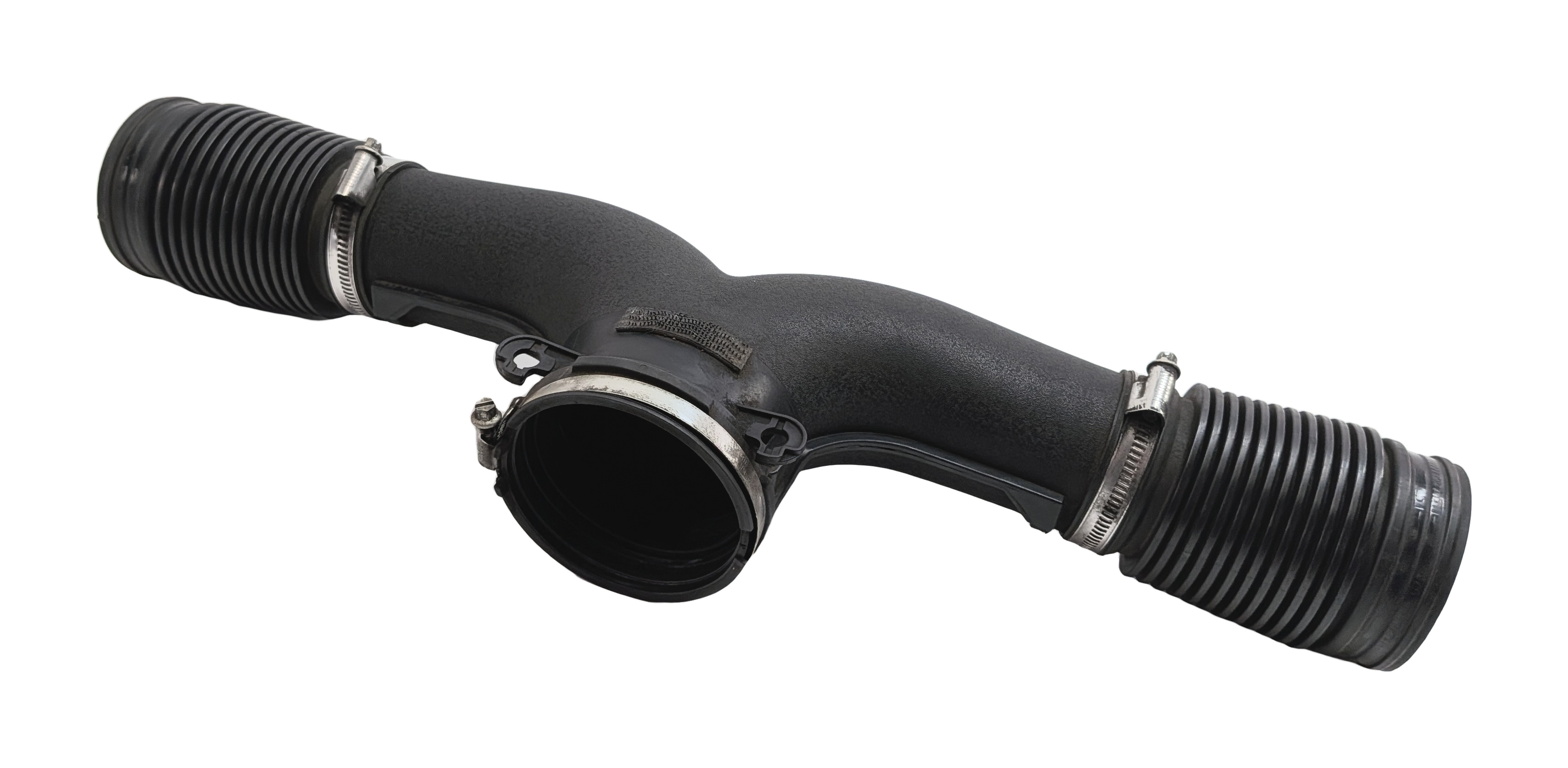 2011 PORSCHE CAYENNE (958) 4.8L (M48.02) NON TURBO ENGINE AIR INTAKE Y PIPE DUCT — exact item pictured