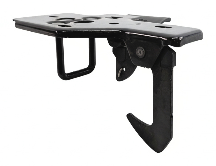 2011 PORSCHE CAYENNE (958) FRONT HOOD LID SAFETY HOOK LATCH CATCH RELEASE HANDLE — exact item pictured