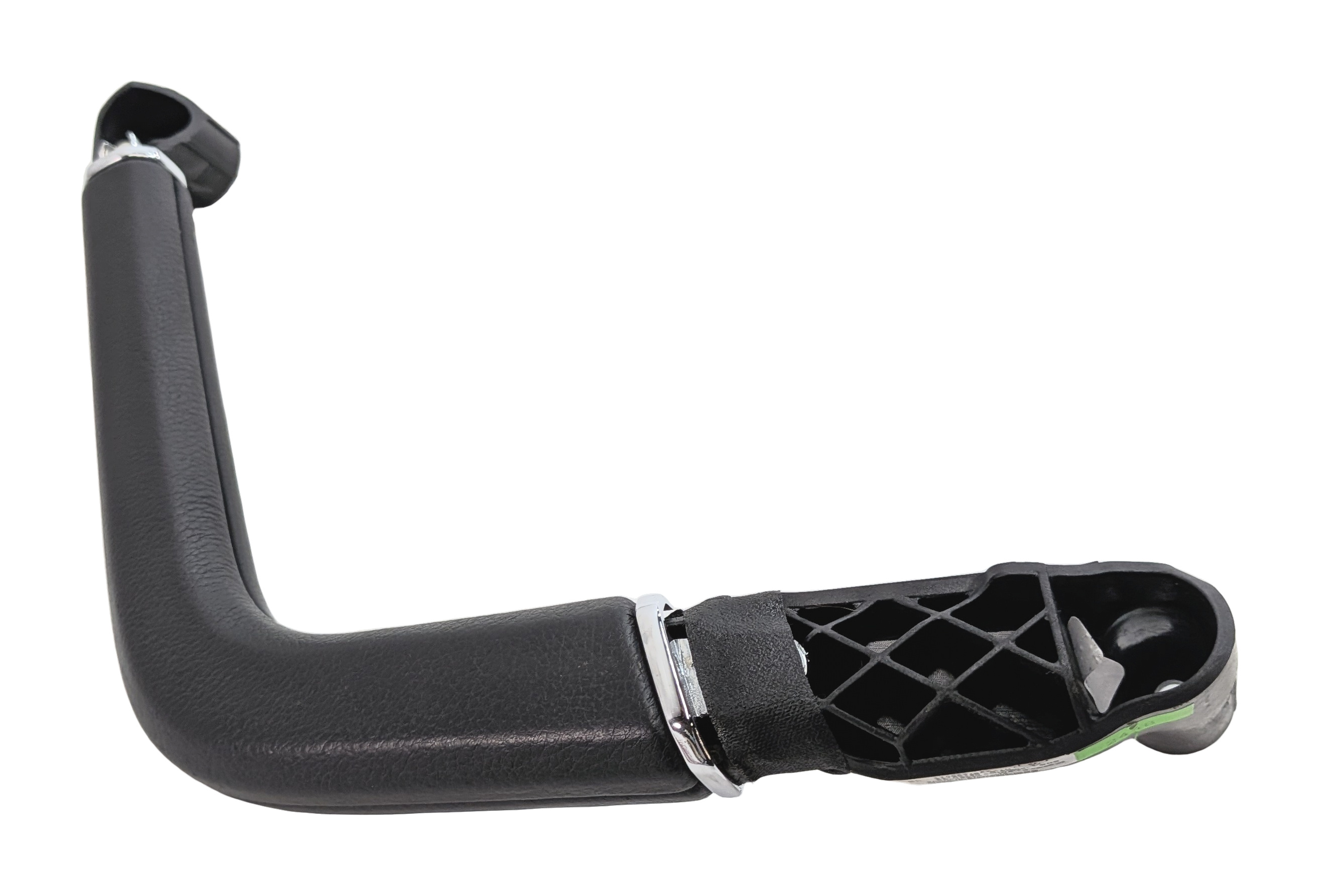 2011 PORSCHE CAYENNE (958) REAR LEFT DOOR PULL HANDLE BAR (Black) — exact item pictured