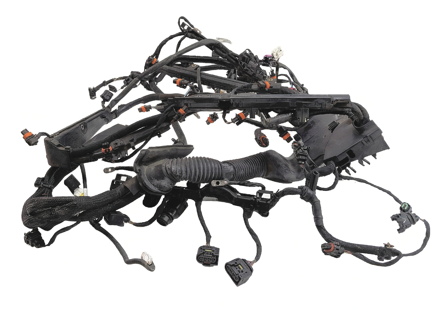 2011 PORSCHE CAYENNE (958) 4.8L NON TURBO ENGINE MOTOR WIRE WIRING HARNESS LOOM — exact item pictured