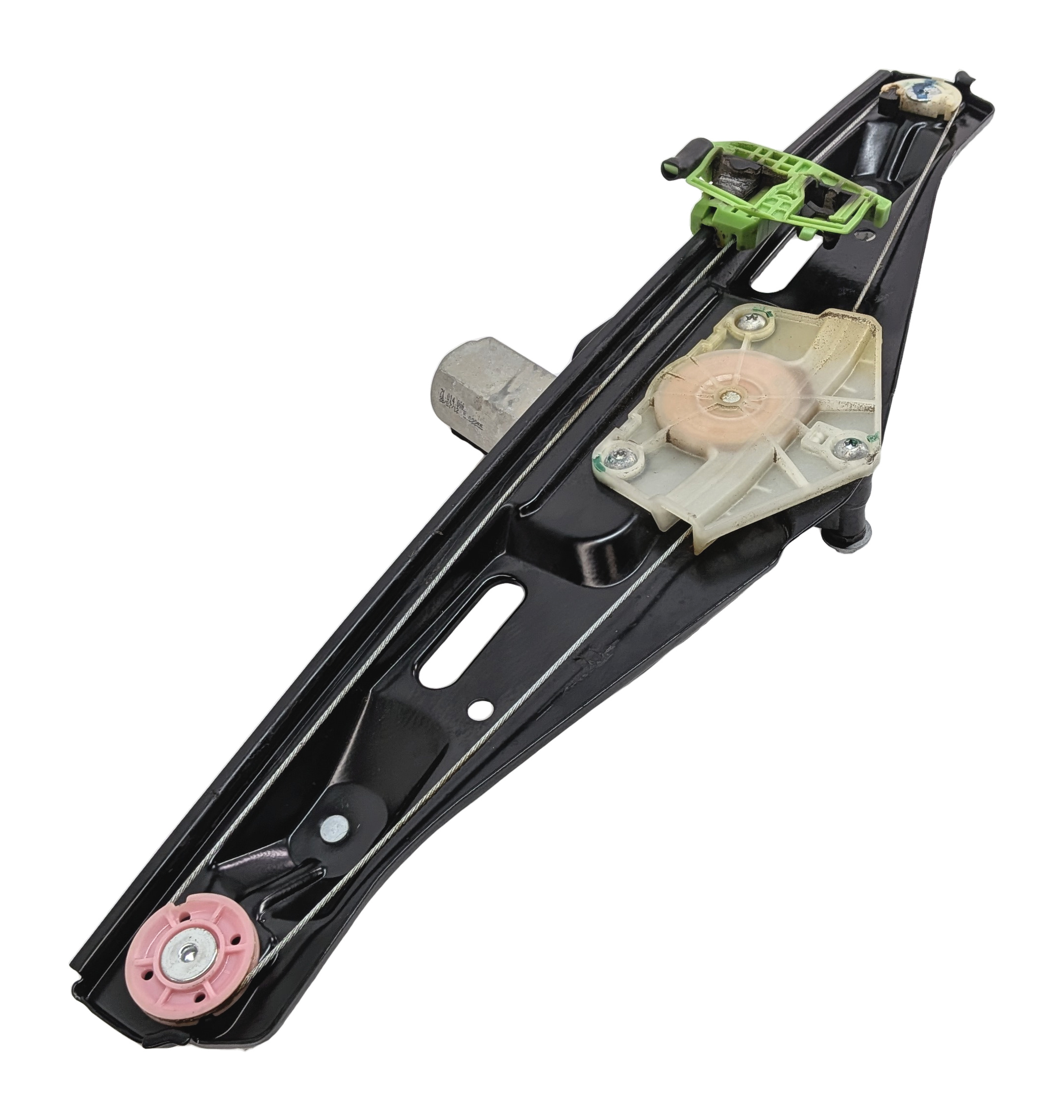 2012-2015 BMW X1 (E84) REAR LEFT DOOR POWER WINDOW REGULATOR w/ MOTOR — exact item pictured