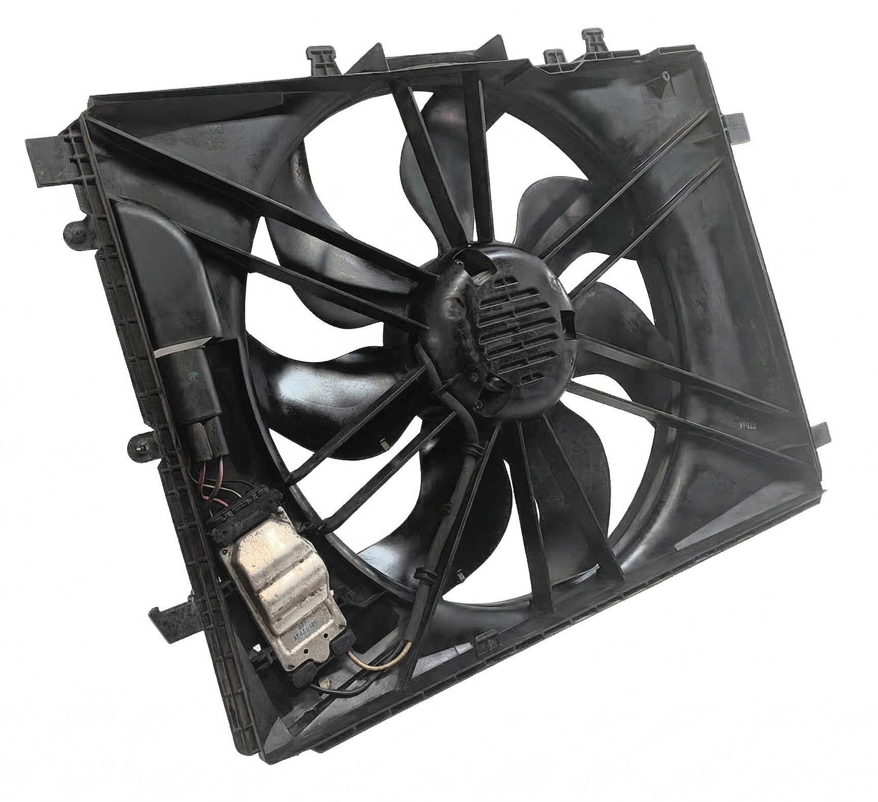 08-17 MERCEDES B C E CLA CLS GLK SLK (W207 W204 X204 W212) RADIATOR COOLING FAN — exact item pictured