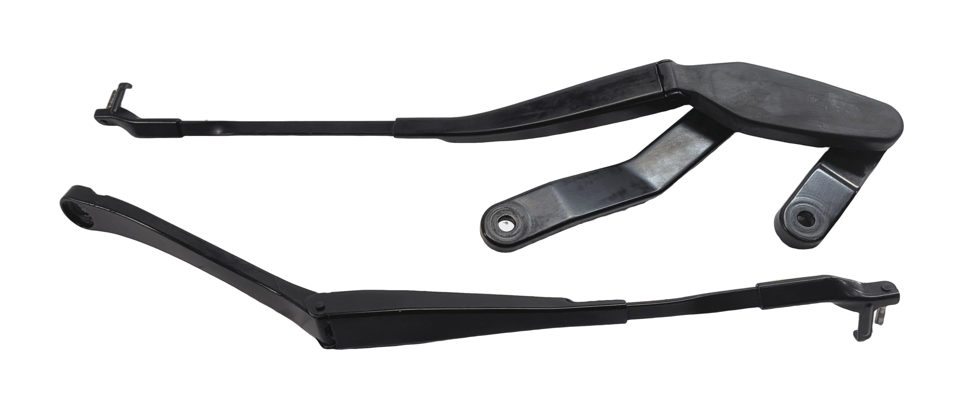 10-13 MERCEDES C E CLASS FRONT LEFT & RIGHT WINDSHIELD WIPER ARM SET/2 — exact item pictured