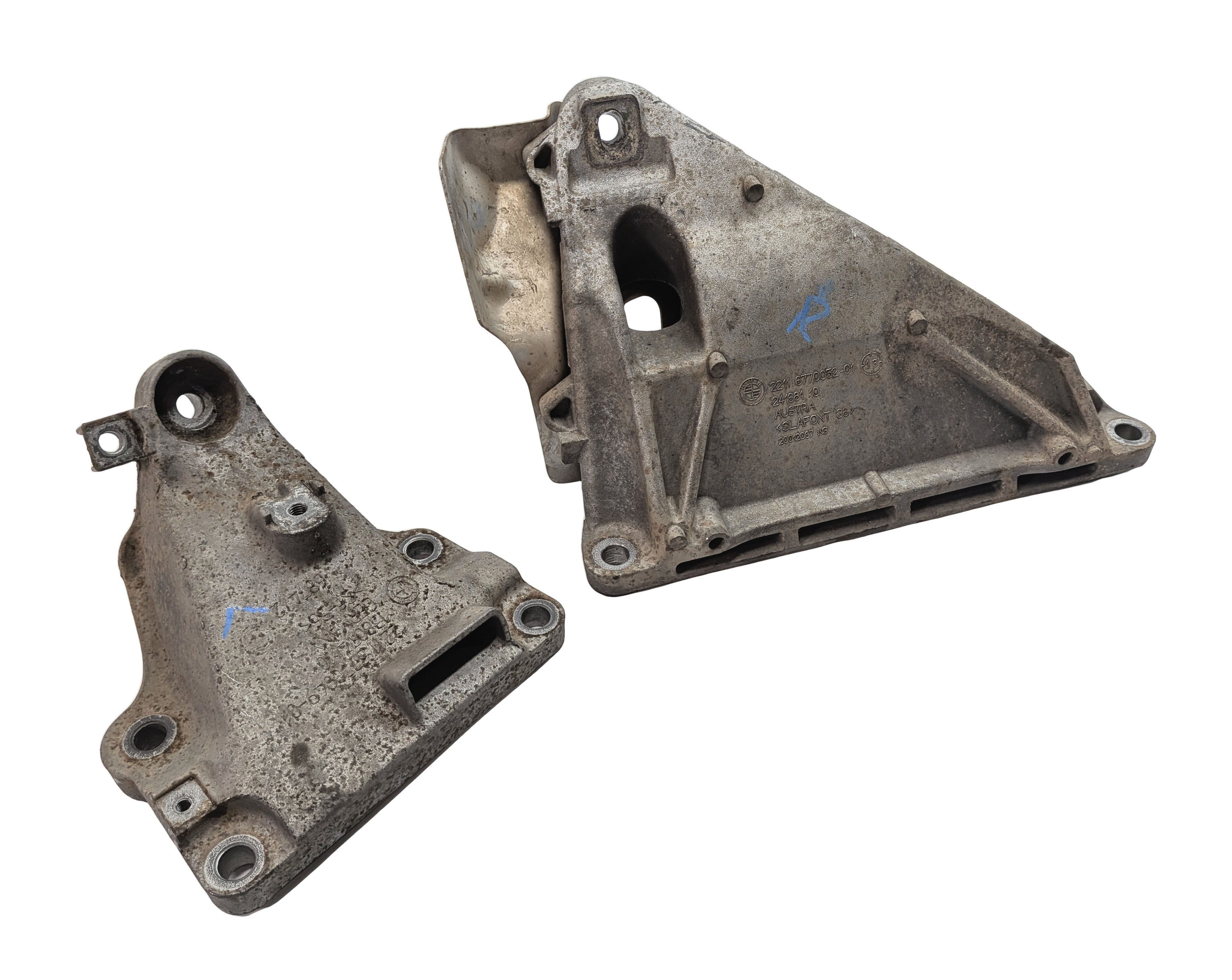 2014 BMW X1 (E84) 3.0L (N55) ENGINE MOTOR SUPPORT MOUNT BRACKET SET/2 — exact item pictured