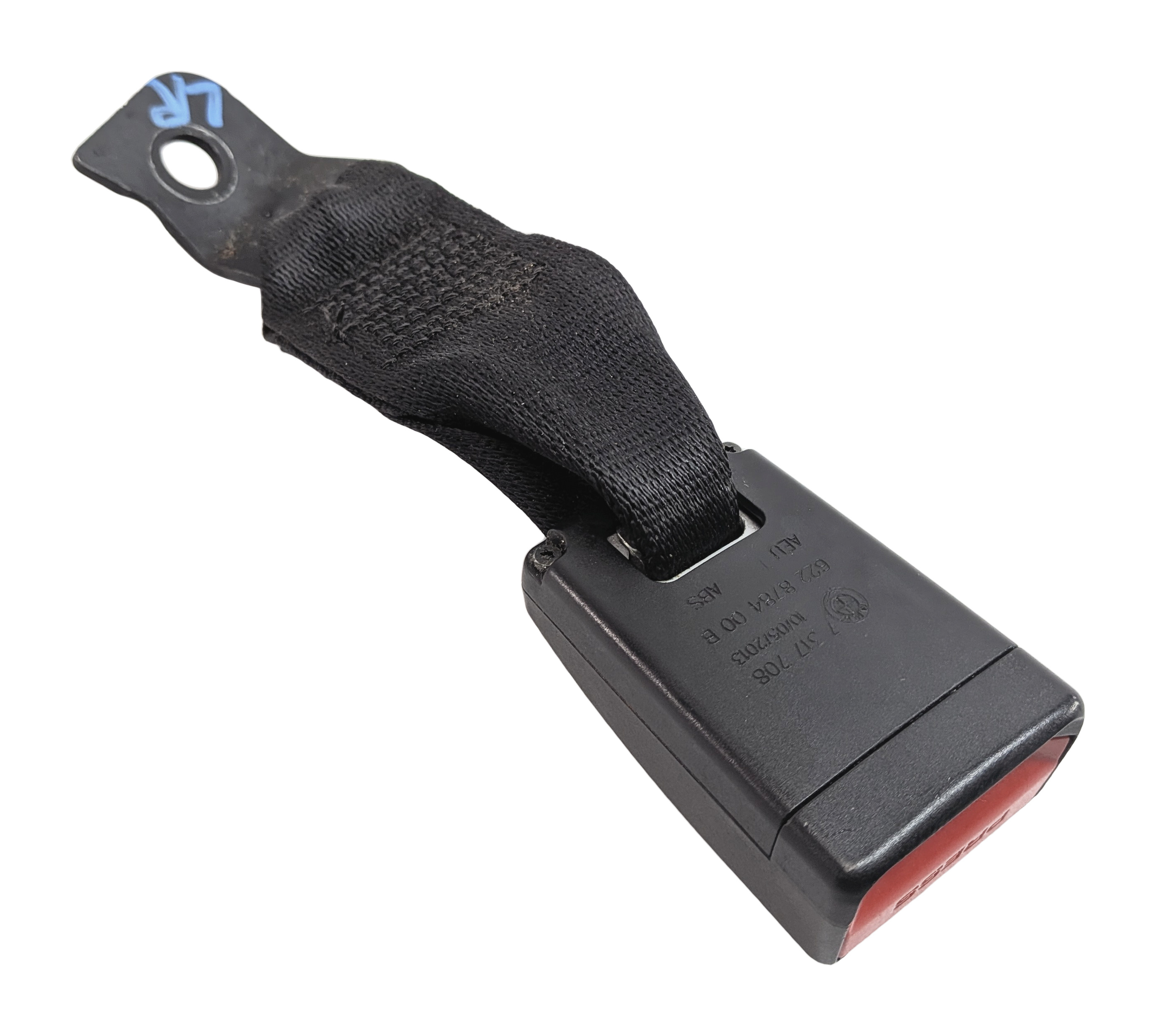 2014 BMW X1 (E84) REAR LEFT SEAT SEATBELT BUCKLE RECEIVER (Black) — exact item pictured