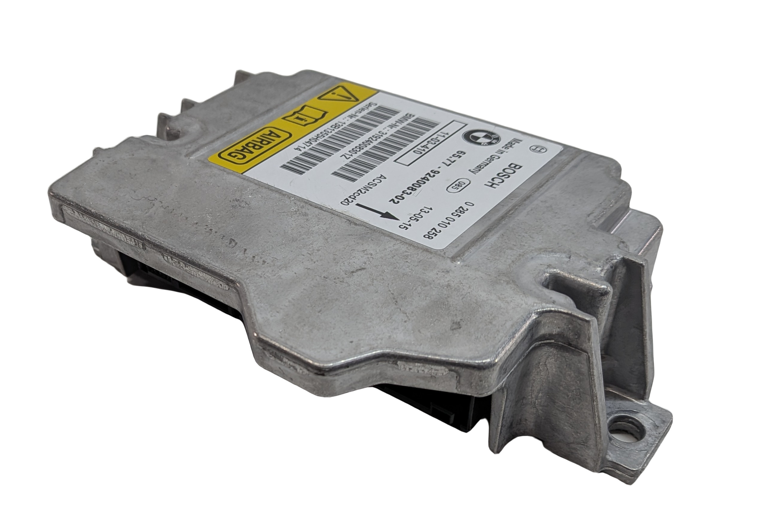07-14 BMW 128i 135i X1 X5 X5M X6 X6M (E84 E87 E70 E71) SRS BAG CONTROL MODULE — exact item pictured