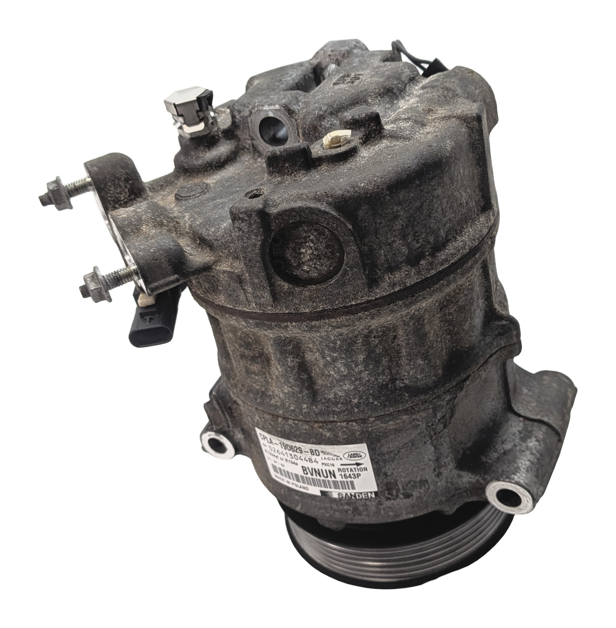 10-19 JAGUAR XE XF XJ LR4 RANGE ROVER SPORT (L320 L322 L405 L494) A/C COMPRESSOR — exact item pictured