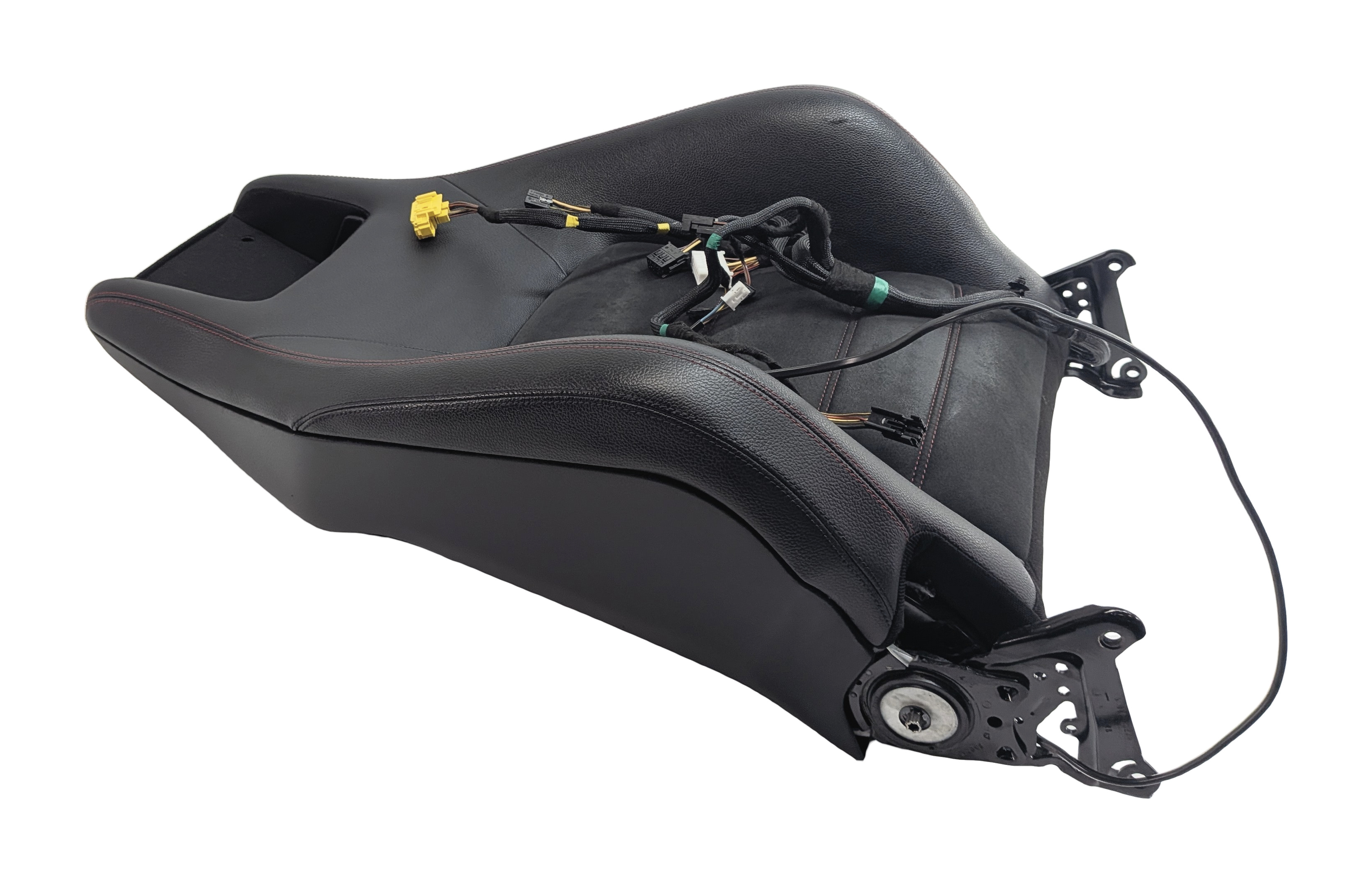 14 MERCEDES C350 (W204) AMG FRONT LEFT UPPER SPORT SEAT w/MEMORY HEAT (Black) — exact item pictured