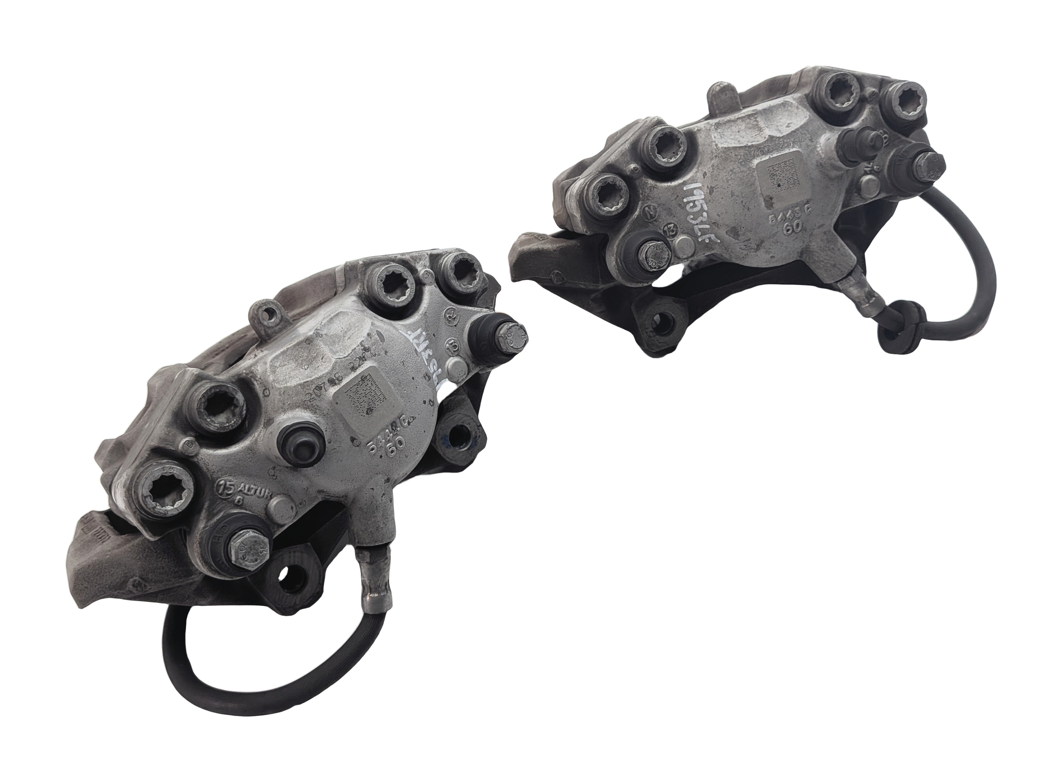 2008-2016 MERCEDES C350 E250 E350 E400 RWD SPORT FRONT BRAKE CALIPER SET/2 — exact item pictured