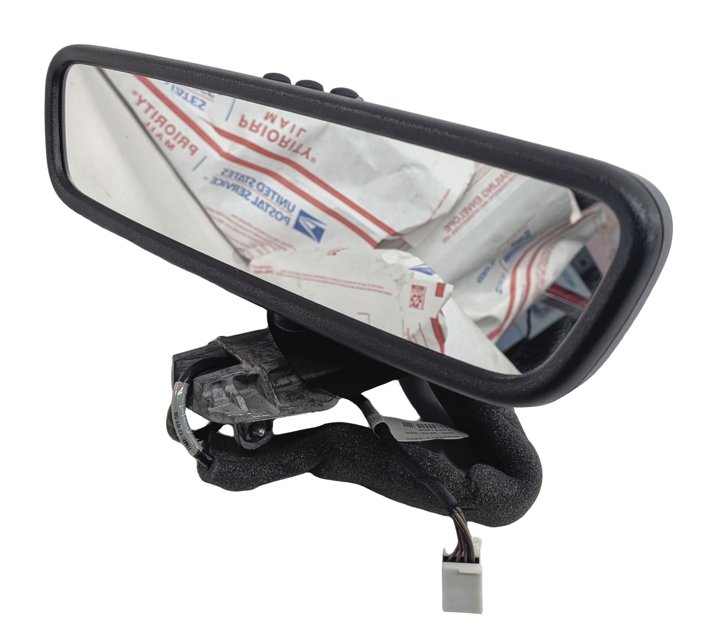 08-15 MERCEDES C GLK CLASS (W204 X204) HOMELINK COMPASS REARVIEW MIRROR (Black) — exact item pictured