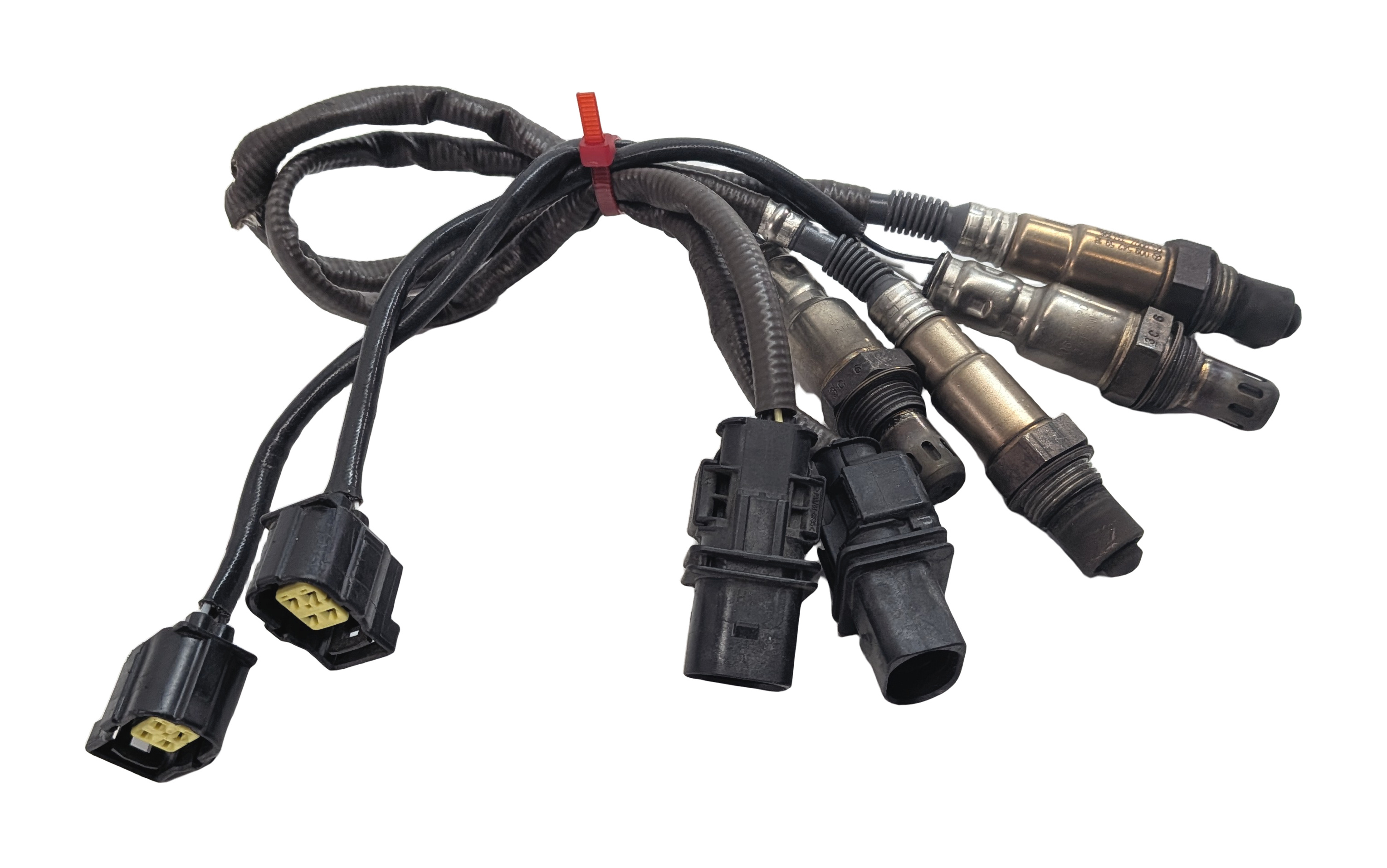 2014 MERCEDES C350 (W204) 3.5L (276.957) ENGINE OXYGEN O2 LAMBDA SENSOR SET/4 — exact item pictured