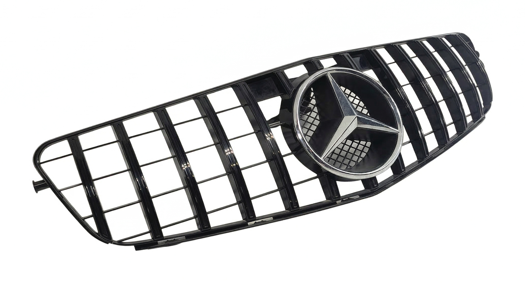 12-14 MERCEDES C CLASS W204 FRONT CENTER UPPER MAIN PRIMARY VENT GRILLE w/EMBLEM — exact item pictured