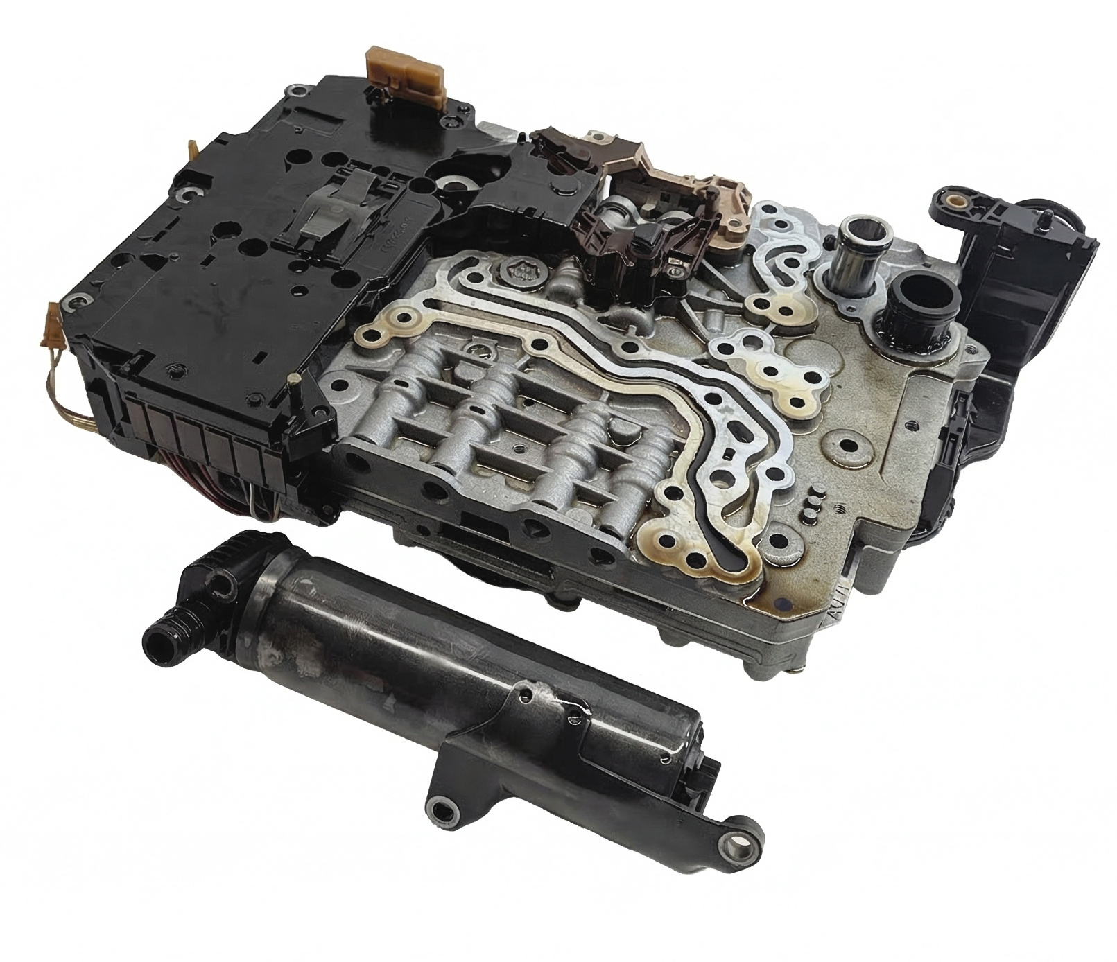 2013-2017 AUDI Q5 (B8 8R) AWD AUTOMATIC TRANSMISSION VALVE BODY w/HYDRAULIC PUMP — exact item pictured