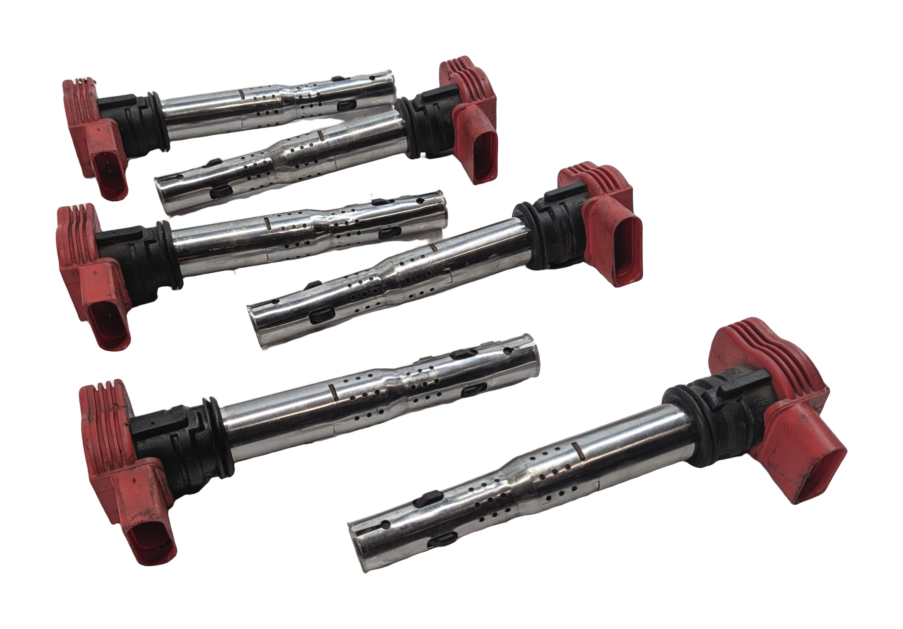 2005-2017 AUDI A4 S4 A5 S5 A6 S6 A7 A8 Q5 SQ5 Q7 R8 S8 IGNITION COIL SET 6 — exact item pictured