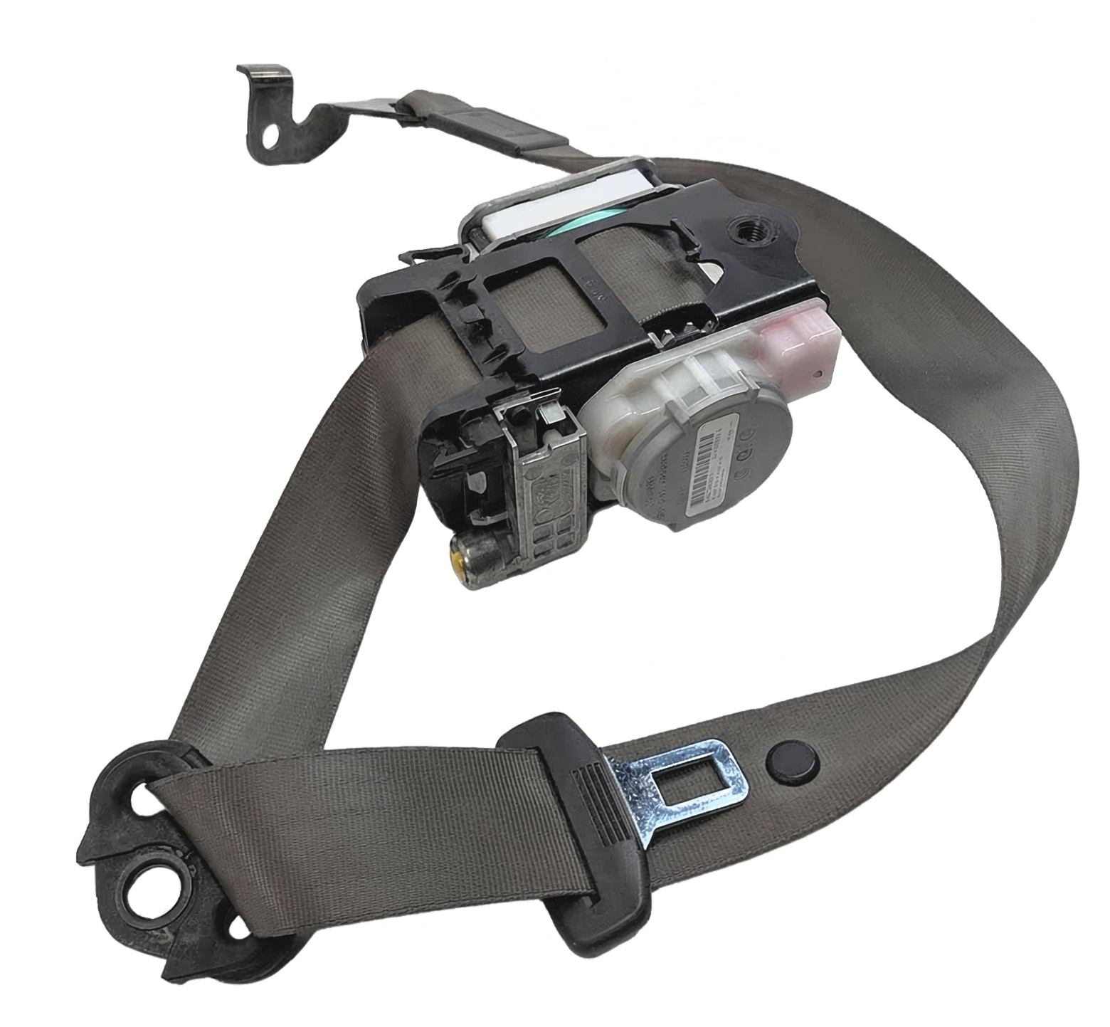 09-17 AUDI Q5 8R FRONT RIGHT PASSENGER SEAT SEATBELT RETRACTOR (Black) — exact item pictured