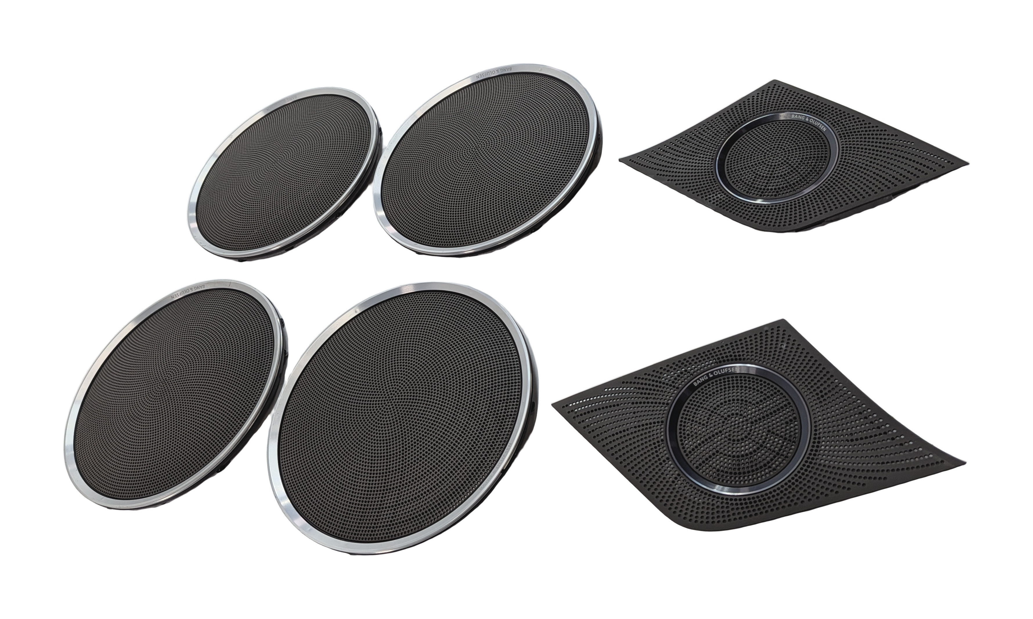 2014 AUDI Q5 (B8 8R) BANG & OLUFSEN AUDIO DOOR SPEAKER GRILLE COVER SET/6 — exact item pictured