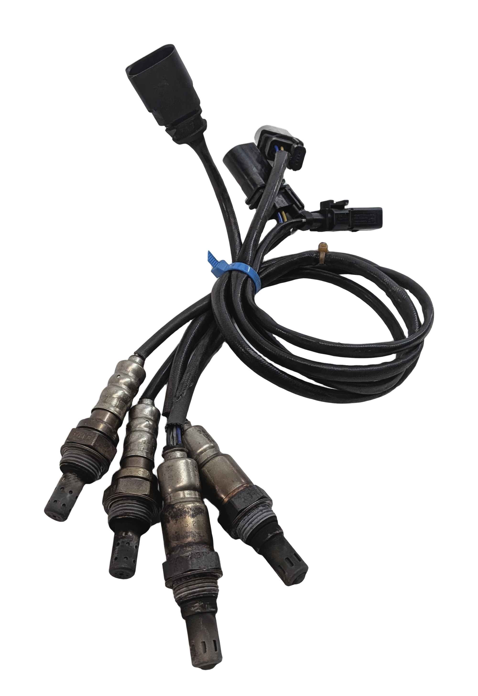 2014 AUDI Q5 (B8 8R) 3.0L SUPER (CTUC) ENGINE OXYGN O2 LAMBDA WIRE SENSOR SET/4 — exact item pictured