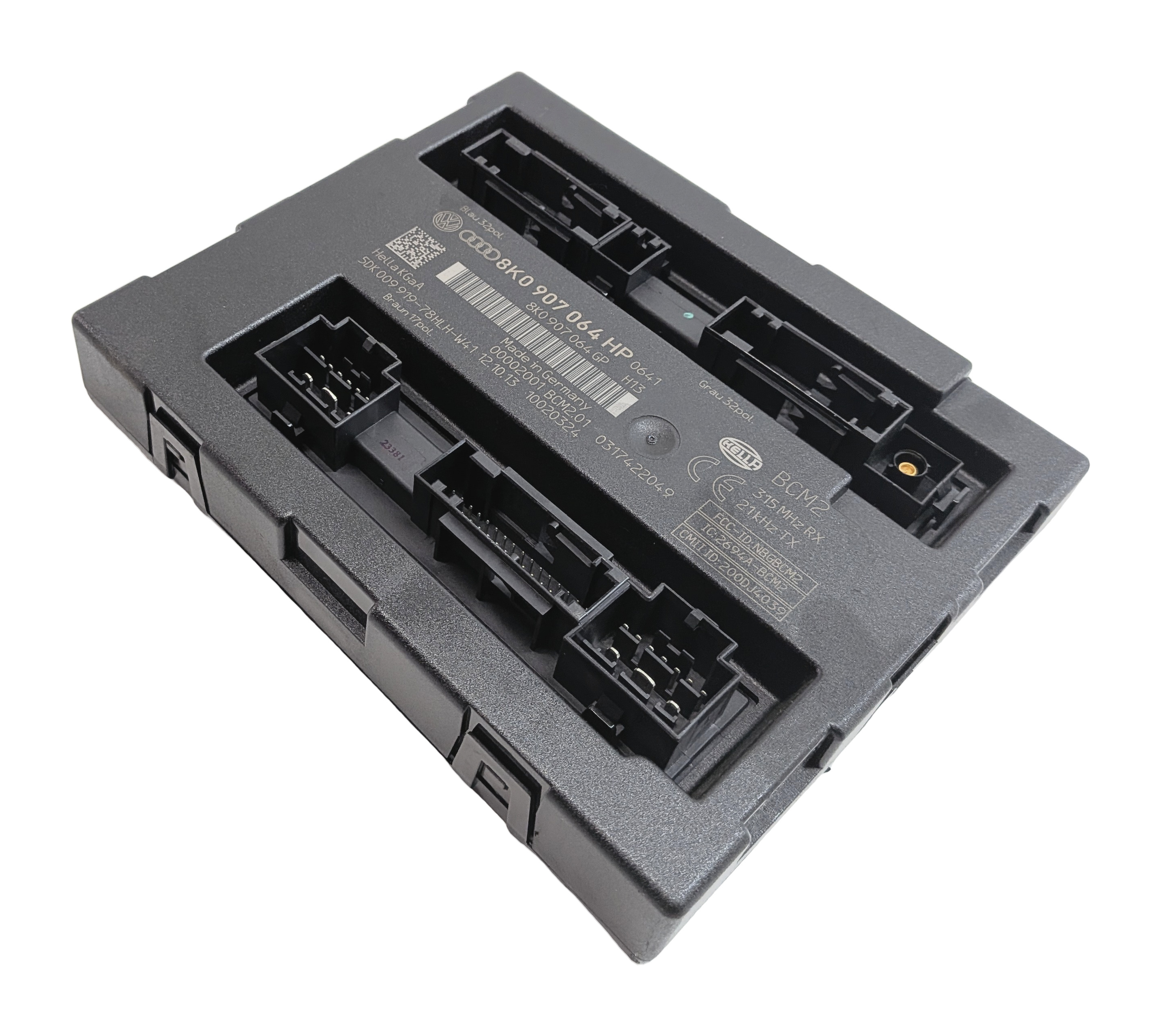 12-17 AUDI A4 S4 A5 S5 Q5 SQ5 (B8 8K 8T 8R) BODY COMFORT CONTROL MODULE (BCM2) — exact item pictured