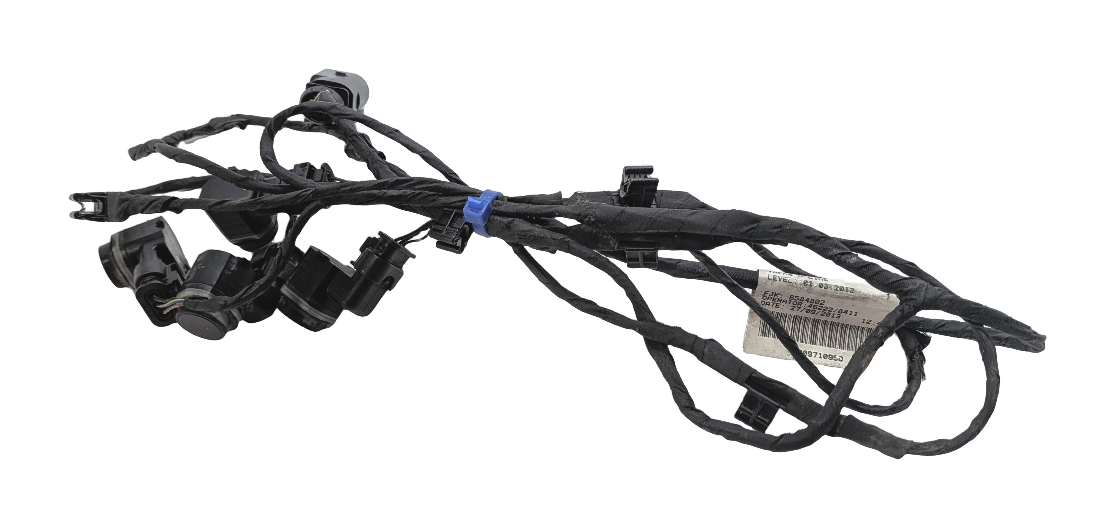 2014 AUDI Q5 (B8 8R) FRONT PARK ASSIST PDC DISTANCE CONTROL SENSOR SET/4 (Black) — exact item pictured