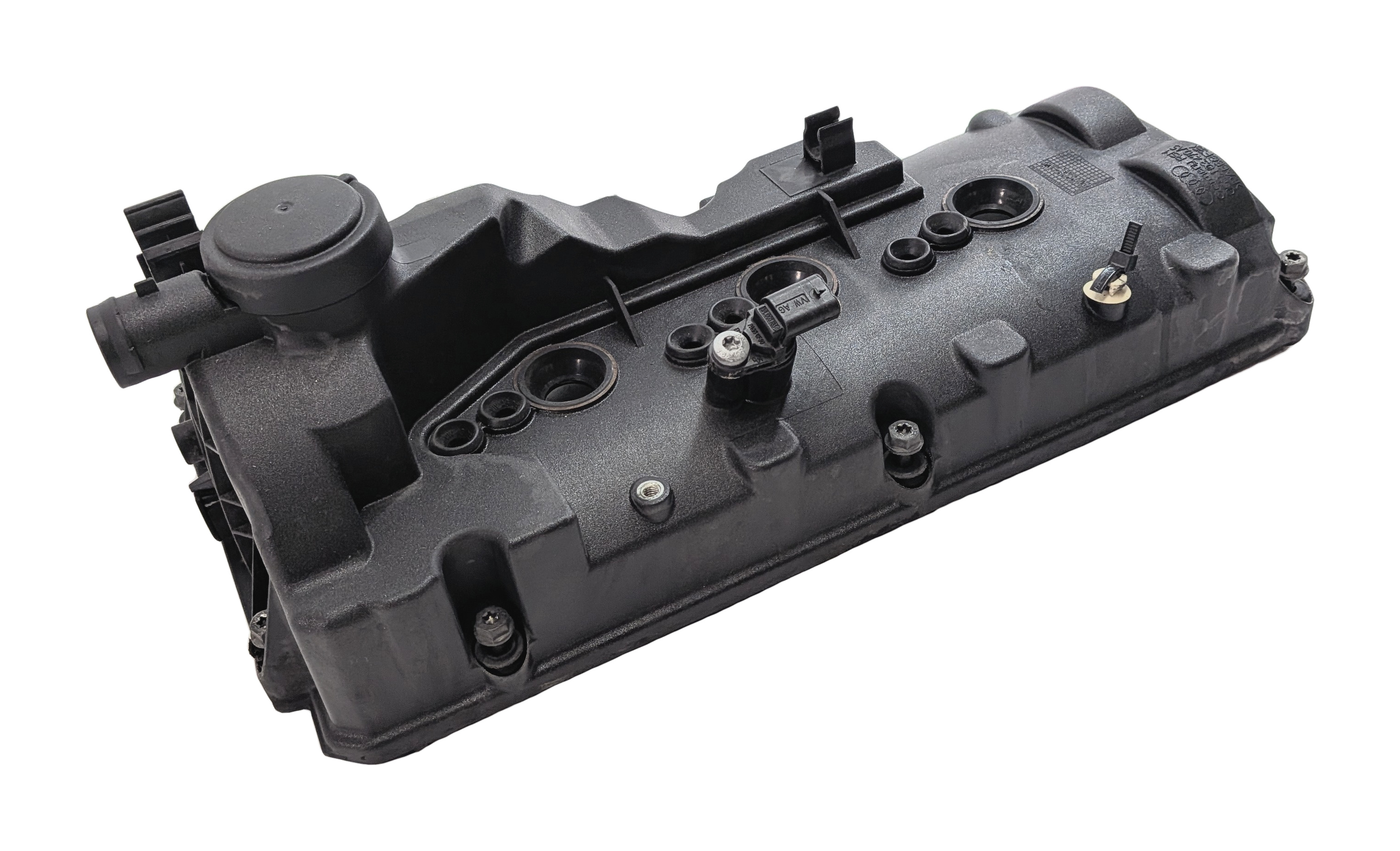 13-16 PORSCHE CAYENNE 958 3.0L DIESEL MCN.RB RIGHT PASSENGER ENGINE VALVE COVER — exact item pictured